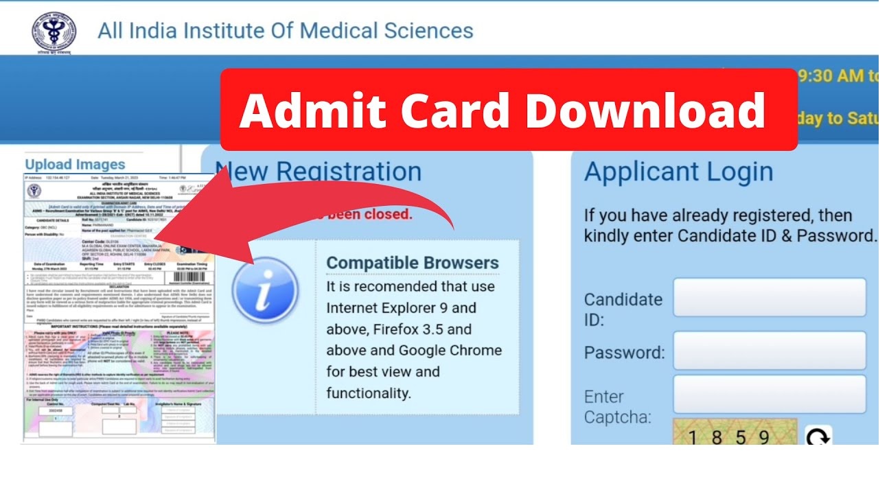 AIIMS INI CET 2025 Admit Card How to Download and Key Exam Details