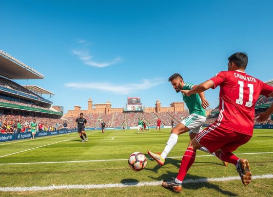 This highly anticipated match promises to be a thrilling display of skill, tactics, and determination. Both teams will vie for a vital three points in their pursuit of their respective league ambitions. Fans and pundits alike eagerly await the outcome, which could have far-reaching implications on the Saudi Pro League standings. Key Takeaways Al-Nassr, the league leaders, face off against Damac FC in a crucial Saudi Pro League match. Both teams have distinct goals and ambitions, setting the stage for an intense and captivating encounter. The match's outcome could significantly impact the league standings and the teams' overall season trajectories. Fans and experts are eager to witness the tactical battle and individual brilliance that will unfold on the pitch. The match promises to be a true test of both teams' mettle, with the potential to deliver a memorable moment in the Saudi Pro League. Match Preview and Team Standings The match between Al-Nassr and Damac in the Saudi Pro League is highly anticipated. Fans are looking at the league standings and recent team performances. This game could greatly affect the Saudi Pro League standings. Current League Positions Al-Nassr leads the league with an impressive record. Damac is climbing the ranks, aiming for a top spot in the Saudi Pro League. Their past matches will influence the outcome of this game. Recent Team Performances Both teams have shown strong team performance lately. Al-Nassr's victories have kept them at the top. Damac's resilience has won them fans. Head-to-Head Statistics Team Matches Played Wins Draws Losses Goals Scored Goals Conceded Al-Nassr 15 10 3 2 28 12 Damac 15 5 4 6 17 20 The head-to-head record shows Al-Nassr's advantage. But, the upcoming match will be a new chapter in their rivalry. Both teams will aim to win and show their skills. Key Players and Team Lineup Analysis The Al-Nassr vs Damac match is highly anticipated. Fans are excited to see the star players from both teams. Let's look at the key players and lineups that could decide the game. For Al-Nassr, Cristiano Ronaldo is the main focus. His arrival has shaken the league. He will lead his team with Seko Fofana and Sultan Al-Ghannam, who have been key to their success. Damac will count on Saleh Al-Shehri and Karim El Ahmadi. These players have driven Damac's strong performances this season. They aim to upset the league leaders.