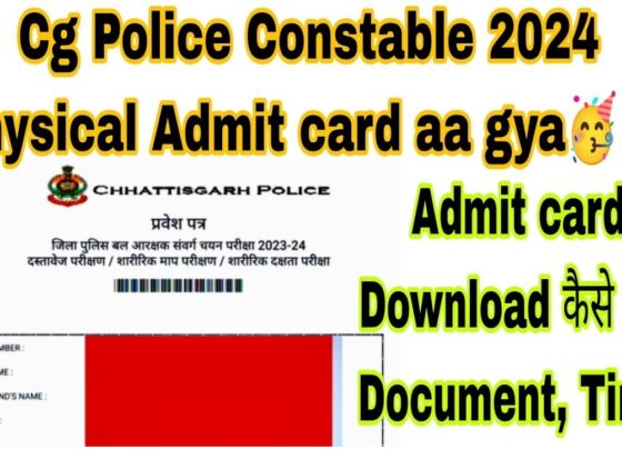 The Chhattisgarh Police Department has announced the release of the CG Police Admit Card 2024 for the Document Verification (DV), Physical Measurement Test (PMT), and Physical Efficiency Test (PET). Scheduled for November 4, 2024, candidates who applied for the constable recruitment can access their admit cards through the official website, cgpolice.gov.in. This article provides detailed instructions for downloading the admit card, along with essential information regarding the DV, PMT, and PET tests. CG Police Admit Card 2024 Release Date and Details Candidates eagerly awaiting their admit cards for the Chhattisgarh Police Constable recruitment process can expect them to be available from November 4, 2024. This admit card will grant access to the Document Verification, Physical Measurement Test, and Physical Efficiency Test, which are all critical steps in the recruitment process. These tests will commence on November 16, 2024, at various designated centers across Chhattisgarh, including Raipur, Dhamtari, Durg, Rajnandgaon, Bilaspur, Surajpur, Jagdalpur, and Kondagaon. Steps to Download the CG Police Admit Card 2024 Candidates can easily download their admit cards by following these steps: Visit the Official Website: Go to the Chhattisgarh Police Department’s official site at cgpolice.gov.in. Locate the Admit Card Link: Find and click on the link labeled “CG Police DV and Physical Admit Card 2024.” Enter Login Credentials: Provide the required login information, including registration number and password. Download the Admit Card: After successfully logging in, download the admit card. Print the Admit Card: It’s recommended to print a copy of the admit card for easy access on the test day. CG Police DV, PMT, and PET Test Schedule The Chhattisgarh Police Department has scheduled the DV, PMT, and PET for candidates starting from November 16, 2024. All tests will be conducted at various centers, and the exact location for each candidate will be specified on their admit card. Candidates are encouraged to check all details on the admit card to ensure they are well-prepared for the tests. Physical Standard Test (PST) Requirements The Physical Standard Test (PST) for the CG Police Constable position assesses candidates based on specific height and chest measurements. Below are the PST requirements categorized by gender and community: Category Male (Height) Male Chest (Unexpanded) Male Chest (Expanded) Female Height General, SC, OBC 168 cm 81 cm 86 cm 158 cm ST 158 cm 76 cm 81 cm 158 cm ST (Bastar, Sarguja, Sambhag) 153 cm 76 cm 81 cm 153 cm Candidates should ensure they meet the physical standards as per the requirements specified for their category. This is a critical step in the selection process for the Chhattisgarh Police Constable role. Important Information for CG Police Constable Applicants Print Multiple Copies: It is advisable to keep multiple copies of the admit card for backup. Verify Details Carefully: Ensure that all personal details on the admit card are accurate. If there are discrepancies, contact the Chhattisgarh Police recruitment authorities immediately. Follow Test Center Guidelines: Reach the designated test center well in advance to avoid any last-minute issues. Follow all instructions provided on the admit card regarding the test center location, time, and materials required. Frequently Asked Questions (FAQs) 1. When will the CG Police Admit Card 2024 be released? The admit card will be released on November 4, 2024. 2. Where can I download the admit card? Candidates can download the admit card from the official Chhattisgarh Police website, cgpolice.gov.in. 3. What tests will I need the admit card for? The admit card is necessary for the Document Verification, Physical Measurement Test (PMT), and Physical Efficiency Test (PET), which are part of the CG Police Constable recruitment process. 4. What are the physical standards required for the PST? Candidates must meet specific height and chest measurements, varying by category and gender. Details are provided in the table above. By following the steps and guidelines provided, candidates can ensure they are fully prepared to download and present their CG Police Admit Card 2024 on the test day.