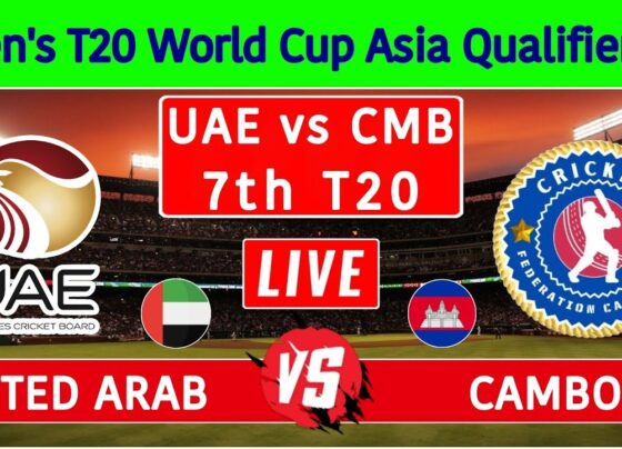 The United Arab Emirates (UAE) will face Cambodia in the 7th match of the ICC Men's T20 World Cup Asia Qualifier B 2024. Scheduled for November 22, 2024, at West End Park International Cricket Stadium, Doha, this game is a pivotal clash in the initial stages of the tournament. The qualifier offers smaller cricketing nations in Asia a chance to secure a spot in the ICC Cricket World Cup. With contrasting fortunes, the UAE is riding high with back-to-back wins, while Cambodia struggles to find form. Will Cambodia stage an upset, or will the UAE assert their dominance once again? United Arab Emirates Team Preview The UAE enters this match as a strong contender. Their recent performances in T20Is highlight their form, including four wins in their last five matches, one of which was against the USA—who had previously stunned Pakistan in the T20I World Cup. In this qualifier, the UAE leads the table with two emphatic victories: Match 1 vs Bhutan: UAE posted 166/8 in 20 overs, with a steady run rate of 9 per over until the 11th. Despite losing late wickets, Dhruv Parashar’s phenomenal 4/12 dismantled Bhutan for 103. Match 2 vs Saudi Arabia: Batting first, the UAE scored 162/5. Rahul Chopra’s 58 anchored the innings, supported by a disciplined bowling effort led by Parashar and Simranjeet Kang, restricting Saudi Arabia to 145. The UAE boasts a balanced squad with depth in both batting and bowling. Players like Dhruv Parashar, Simranjeet Kang, and Rahul Chopra have been pivotal and are expected to shine again. Key Players to Watch Rahul Chopra: A reliable batsman, scoring 58 in the last match at a strike rate of 161.11. Dhruv Parashar: A standout bowler with consistent performances, including 4/12 and 2/11 in his last two matches. Simranjeet Kang: Adds value with his control, taking key wickets while maintaining a low economy. Predicted Playing XI Alishan Sharafu, Muhammad Waseem (c), Asif Khan, Rahul Chopra, Ali Naseer, Zuhaib Zubair, Syed Haider Shah (wk), Dhruv Parashar, Junaid Siddique, Muhammad Jawadullah, Simranjeet Kang. Cambodia Team Preview Cambodia’s journey in T20I cricket has been far from ideal. They remain winless in their last five matches and are positioned 6th out of 7 teams in the tournament standings. In their opening game against Thailand, Cambodia suffered a 16-run defeat: Bowling First: Thailand capitalized on Cambodia’s weak bowling lineup, amassing 178/6. Sahaj Chadha emerged as their best bowler with 2/30 in 4 overs. Chasing 179: Despite a spirited effort from Luqman Butt (60) and Mahaj Chadha (44), Cambodia fell short, managing 162/7. Their lower-order struggles remain a major concern, with four batsmen dismissed for single-digit scores. Cambodia lacks firepower in both batting and bowling, making it a challenging task to compete against a formidable opponent like the UAE. Key Players to Watch Luqman Butt: Showed resilience with a 60-run knock in the last match. Mahaj Chadha: Contributed with both bat and ball, but he needs more support from the team. Gulam Murtaza: The captain must step up to inspire his side. Predicted Playing XI Etienne Beukes, Salvin Stanly, Lakshit Gupta, Phon Bunthean, Sahaj Chadha, Uday Hathinjar (wk), Luqman Butt, Gulam Murtaza (c), Nived Gireesh, Utkarsh Jain, Shah Abrar Hussain. Pitch and Weather Conditions Weather Forecast The weather in Doha is expected to remain clear with no rain interruptions. Temperatures will range between 20°C and 28°C, with moderate winds blowing from the northwest. Pitch Report West End Park International Cricket Stadium has historically favored teams bowling first. Around 60% of T20I matches here have been won by teams chasing. The pitch offers assistance to bowlers early on but flattens out as the game progresses, making it crucial to capitalize on favorable conditions. Toss Prediction The team winning the toss should opt to bowl first to exploit early conditions and maximize their chances in the chase. Match Prediction The UAE stands as the clear favorite in this contest. Their batting depth, disciplined bowling, and consistent performances give them a significant edge over Cambodia, whose weaknesses in both departments are glaring. Predicted Winner: United Arab Emirates With a strong lineup and momentum on their side, the UAE is poised for their third consecutive win in the tournament. This clash showcases the growing diversity in international cricket, with teams like Cambodia gaining valuable exposure. While the UAE is likely to dominate, Cambodia’s effort to improve will be key to their long-term success in T20Is.