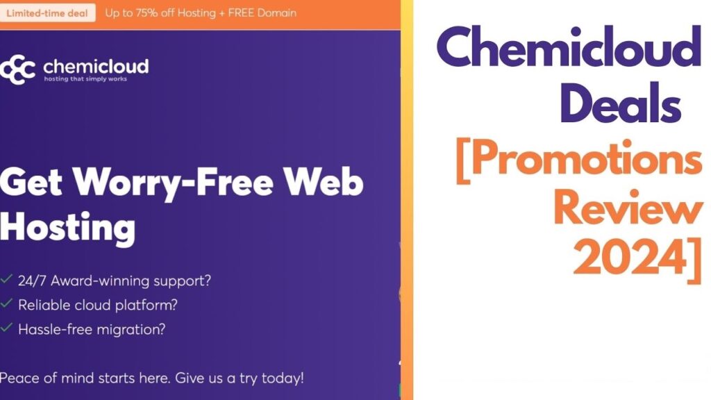 Get ready for one of the most highly anticipated hosting sales of the year! The ChemiCloud Black Friday 2024 deals are just around the corner, offering website owners an unbeatable chance to save big. Starting from November 15th, 2024, ChemiCloud will be slashing prices by up to 82%, allowing new customers to secure hosting plans starting as low as $1.95 per month. Plus, enjoy a free domain and two months of free hosting! ChemiCloud Black Friday Sale Highlights This year's Black Friday sale from ChemiCloud promises major discounts across its shared and WordPress hosting plans, along with significant deals on reseller hosting and VPS services. Here's a quick look at the key dates and the savings you can look forward to: Deal Start Date: November 15, 2024 Deal End Date: December 8, 2024 Discount: Up to 82% off on select hosting plans ChemiCloud Black Friday Shared Hosting Deals ChemiCloud’s shared hosting packages offer everything a small to medium-sized website needs. Here’s the breakdown of discounts available: Shared Hosting Plan Discounted Price (Original Price) Savings Starter $1.95/mo ($9.95/mo) 82% OFF Pro $2.95/mo ($15.95/mo) 82% OFF Turbo $3.95/mo ($19.95/mo) 82% OFF These plans come with a free domain, making them even more appealing for anyone setting up a new website. ChemiCloud Black Friday WordPress Hosting Deals If you’re specifically looking for WordPress hosting, ChemiCloud has tailored solutions at fantastic Black Friday prices. Here are the details: WordPress Hosting Plan Discounted Price (Original Price) Savings WordPress Starter $1.95/mo ($9.95/mo) 82% OFF WordPress Pro $2.95/mo ($15.95/mo) 82% OFF WordPress Turbo $3.95/mo ($19.95/mo) 82% OFF Each WordPress plan includes a free domain registration and two months of free hosting, making these some of the most cost-effective solutions for WordPress sites during this sale. Exclusive ChemiCloud Black Friday Deals for Reseller Hosting and VPS In addition to shared and WordPress hosting, ChemiCloud has impressive Black Friday deals on reseller hosting and Cloud VPS plans: Reseller Hosting: Get 38% off, starting at $19.95/month. Managed WordPress Special: First month for only $1 or enjoy four months free with select plans. Cloud VPS: 45% off, starting at $29.95/month. How to Activate ChemiCloud’s Black Friday Deals Here’s a quick guide to taking advantage of ChemiCloud’s Black Friday deals: Visit the Black Friday Deals Page: Click the special Black Friday link on ChemiCloud’s website. Choose Your Plan: Scroll down to find the plan that suits your needs. You’ll see discounted prices starting at $1.95 per month. Complete the Purchase: Pick the best plan for your site’s requirements, add it to your cart, and complete the payment process. You’re now set to enjoy a massive 82% discount on hosting! Why Choose ChemiCloud Hosting? ChemiCloud stands out not only for its affordable hosting prices but also for the extensive features and benefits that come with each plan. Here’s a breakdown of why ChemiCloud remains a top choice: 1. Free Domain Registration A free domain is included with all annual hosting plans, saving you around $10 to $20 in registration fees. 2. Robust Security Features ChemiCloud prioritizes website security, offering: Turbo Cache and OPcache/APC Free Malware Scanner and Removal Firewall Protection 24/7 Network Monitoring Free Let’s Encrypt SSL These features are essential for securing your website and ensuring optimal performance. 3. Free Backups and Website Transfers With ChemiCloud, you’ll receive free daily backups with a convenient one-click Backup Restore feature. Additionally, ChemiCloud offers free website and domain migration, even with its most affordable plans, making it easy to switch from another host. Pros and Cons of ChemiCloud Hosting Like any hosting provider, ChemiCloud has its strengths and minor limitations. Here’s an overview: Pros: Free Domain with hosting Free website migration SSD storage across plans Global servers in cities like Dallas, London, Sydney, Frankfurt, and more Unlimited bandwidth and subdomains Free SSL certificates and daily backups 24/7 support and 99.99% uptime guarantee Easy WordPress installation with Softaculous 45-day money-back guarantee Cons:
