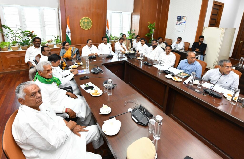 Grand Farmer Summit in Mahabubnagar: A Landmark Agricultural Event The much-anticipated Farmer Summit in Mahabubnagar is set to take place on November 28, 29, and 30, promising a transformative experience for the agricultural community. State ministers, officials, and public representatives are coming together to ensure the event's success and provide valuable insights into the evolving agricultural landscape. High-Level Review Meeting for Event Preparation To streamline the event’s organization, a high-level review meeting was held at the state secretariat. Key attendees included Minister for Health and Medical Affairs Damodar Rajanarasimha, Agriculture Minister Thummala Nageswara Rao, Tourism Minister Jupally Krishna Rao, Vice Chairman of the State Planning Commission Dr. Chinna Reddy, and Chairman of the Telangana Agriculture and Farmers' Welfare Commission M. Kodanda Reddy. Other notable participants included district MLAs, MLCs, and senior officials such as State Chief Secretary Shanti Kumari, collectors, and superintendents of police. Unprecedented Focus on Agriculture Development During the meeting, Agriculture Minister Thummala Nageswara Rao emphasized the state's unprecedented financial commitment to the agricultural sector. He highlighted the waiver of farmer loans, benefiting between 20,000 to 30,000 farmers per constituency, and stressed the need to showcase these initiatives during the summit. Modern agricultural practices, success stories from model farmers, and technological advancements in the sector will be key topics of discussion. Event Highlights and Key Activities The Farmer Summit will commence at 10 AM on November 28, with participation from farmers across the unified Mahabubnagar district. The inaugural session will be led by Minister Thummala Nageswara Rao, with several public representatives in attendance. The following schedule outlines the event's progression: Day 1 (November 28): Farmers from the unified Mahabubnagar district will participate. Day 2 (November 29): Farmers from regions outside Mahabubnagar will join. Day 3 (November 30): Farmers from across Telangana will converge, with over 100,000 attendees expected. Showcasing Modern Agriculture The summit will feature model farmers sharing their experiences, presentations on modern agricultural techniques, and discussions on subsidiary sectors like dairy and fisheries. Video presentations highlighting success stories and innovative practices will provide attendees with actionable insights. The Agriculture Minister announced that model farmers will represent each crop, sharing practical advice and strategies. Interactive Exhibitions and Live Broadcasts A major attraction of the summit will be the exhibition stalls, showcasing advanced farming equipment, hybrid seeds, and state government schemes aimed at farmer welfare. These stalls, organized by various departments, will offer hands-on learning opportunities for participants. To ensure maximum reach, the event will be live-streamed across 560 farmer platforms throughout the state. This initiative aims to provide remote farmers with equal access to the knowledge shared during the summit. Robust Logistics and Planning Key logistical arrangements, including vehicle parking, traffic management, and awareness campaigns, are being meticulously planned. State Chief Secretary Shanti Kumari stressed the importance of flawless execution, ensuring a seamless experience for all attendees. Chief Minister's Participation and Closing Day The final day of the summit will witness the presence of Chief Minister Revanth Reddy as the chief guest, underscoring the importance of this landmark event. Ministers have directed officials to ensure the participation of at least 5,000 farmers each day for the first two days and make elaborate arrangements for the grand finale. A Celebration of Farmer Empowerment This state-level Farmer Summit is not just an event; it is a celebration of farmers and their pivotal role in society. The platform will empower attendees with cutting-edge knowledge, honor their contributions, and inspire them to adopt innovative practices for sustainable growth. Stay tuned as Telangana takes a significant step forward in revolutionizing its agricultural sector.