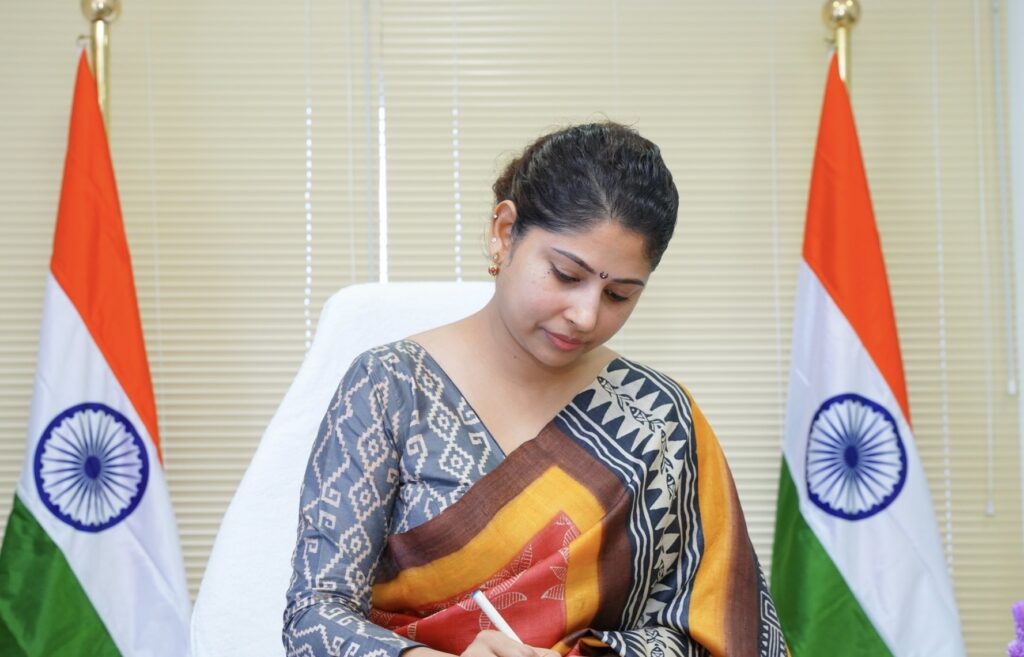 1. Smt. Smite Sabharwal, IAS(2001), Member Secretary, Telangana State Finance Commission, is transferr. and posted as Secretary to Government VAT & C Departrnent, duly relieving ST N.Sridhar, IAS(1997) from FAC of the said post. The Member of Service is also placed in FAC of thc posts of Mcmbcr Secretary, Telangana State Finance Commission and Director, Archaeology. 2. :11 E.Sridhar, IAS(2004), Commissioner, Prohibition & Excise, is mtransferred relcilevPIZTI BajenSkeactreagarYm,taIAZT97ferrOtrt; FAC Welfaresa idegrt. ant' dulY The Member of Service is also placed in FAC of the post of Commissioner, Endowments, duly relieving Sri Zendage Hanurnant Kondiba, IAS(2016) from FAC of the said post. 3. Smt. Anita Ramachandran, IAS(2004), Commissioner, PR & RD, Is transferred and posted as Secretary to Government, WCD & SC Department duly relieving Dr.T.K.Sreedevl, IAS(2004) from FAC of the said post. 4. Sri Ilarnbarithi K., IAS(2005), Commissioner, Transport Is transferred and posted as Commissioner, GHMC. 5. Sri K.Surendra Mohan, IAS(2006), Secretary to Government (Mines Geology), I&C Department is placed in FAC of the post of Commissioner, Transport vice ST Ilambarithi K., IAS(2005) transferred. 6. ST Chevvuni Hari 0050, IAS(2009), who is waiting for posting, is posted as Director, Prohibition & Excise, vice ST E.Sridhar, IAS(2004) transferred. 7. ST D.Krishna Bhaskar, IAS(2012), Spl. Secretary to Deputy CM and Spl. Secretary to Government, Finance & Planning(FAC), is transferred and posted as CMD, TRANSCO, duly relieving Sri Sandeep Kumar Sultania, IAS(1998) from FAC of the said post. The Member of Service shall also hold FAC of the post of Spl. Secretary to Deputy CM. 8. ST Siva Sankar Lotheti, IAS(2013) who is waiting for posting, is posted as CEO, Arogyasri Health Care Trust, duly relieving ST R.V.Karnan, IAS(2012) 9. from FAC of the said post. PR :1r3',avaicaeGnrAnt1a3Rahaaclilsangclari:rin,g1VCZt4i;lirLifearsrteadd. 00ectar, 10. Smt. Chittem Lakshmi, IAS(2013) who is waiting for posting, A posted as Director, AYUSH, duly relieving Smt. Christina Z.Chongthu, IAS(2001) from FAC of the said post. 11. Sri Krishna Aditya S., IAS(2014), Director, Labour, is transferred and posted as Director, Intermediate Education & Secretary, Board of Intermediate Education, duly relieving Snot. A.Sridevasena, IA512008) from FAC of the said post. The Member of Service is also placed in FAC of the post of VC & MD, Telangana Education & Welfare Infrastructure Developrnent Corporation (TGWEIDC), duly relieving ST E.V.Narsimha Reddy, IAS(2017) from FAC of the said post. Contd.. //2// 12. Sri Sanjay Kumar, IAS(1995) Prl. Secretary to Government, LET&F Department is placed in FAC of the post of Commissioner, Labour, vice ST Krishna Aditya S., IAS(2014) transferred. 13. Dr.Gaurav Uppal, IAS(2005), Resident Commissioner, Telangana Bhavan, New Delhi, is placed in FAC of the post of Secretary to Government (Coordination-GoI Projects), General Administration Department.