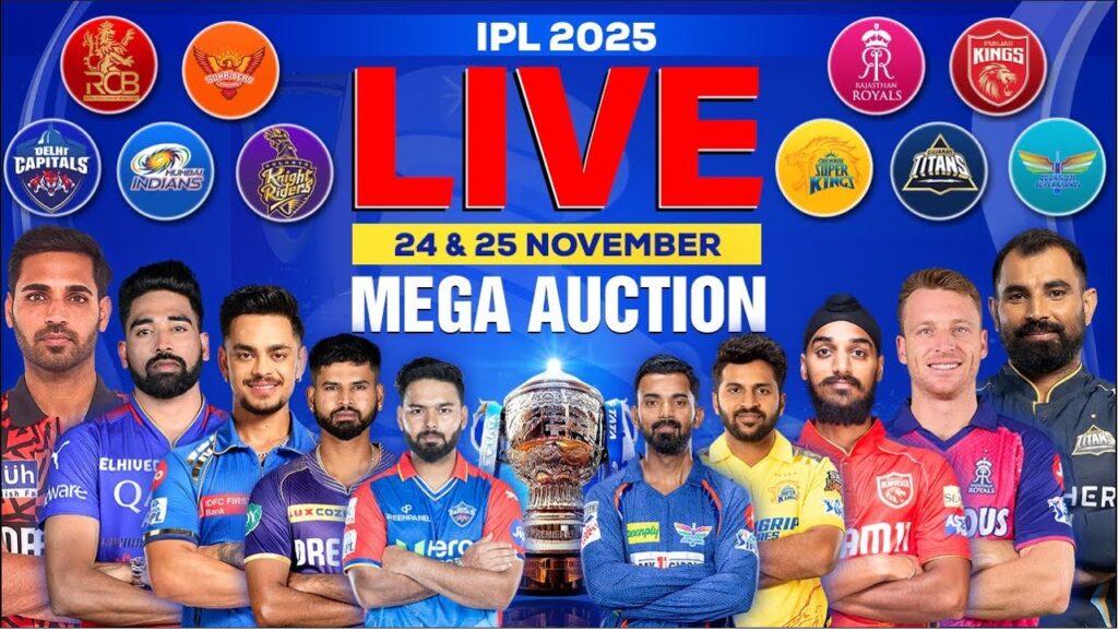 IPL 2025 Auction Live Updates: Sale of Players With Their Prices | All Squad Details The big IPL auction takes place exactly three years after the previous one, and this forms a decisive or rather crucial phase in the history of cricket. The 2025 IPL auction is taking place in Jeddah, Saudi Arabia. Featuring a total of 10 teams, this event is supposed to last for two days and determines each team’s course for the next three IPL seasons. They have turned out to be the most eagerly awaited buzz. Here is everything that you need to know concerning those players who were sold and their prices as well as the latest lists of the teams. Participants of IPL 2025 Mega Auction- Overview Hundreds of cricketers vie for a starting slot at the IPL mega auction. It takes places once every three years. With an aim of securing 204 slots including 70 for foreign cricketers, 10 participating teams of IPL 2025 target to fill the 204 slots with 70 foreign players. 367 Indians and 210 international players make a total of 577 cricketers that have been selected for IPL 2025. Base Price Range: INR 3 million to INR 20 million Team Budget: Limited to INR 12 million for each team Squad Size: Not more than 25 members, with guaranteed placement of 8 international members New Records in IPL Auction The Most Expensive Players Number of players made new record in the bidding auction of IPL 2026 Firstly it was Rishabh pant for super gaints and she shed a whopping INR 270 million or a staggering Jimmy jaw dropping amount. Jos Buttler (Gujarat Titans): Offered a high 15.75 crore as the International player. Shreyas Iyer (Punjab Kings): Iyer was once the record holder for 26.75 crore. Bidding between franchises shows the reason why they are fighting. How Auction Takes Place A single team had the option of retaining a maximum of six players of which 4 were of registered players, whereas 2 were potential players. The cards that were not utilized to retain a player were made RTM cards, which meant that the team had the right to own their previous player back in the bidding phase This can be recollected as four players were retained and hence 2 RTM cards could be used. Punjab Kings Came with 110.5 crore of purse with only two uncapped players with them. Team-Specific Highlights and Updated Squads Chennai Super Kings (CSK) Purse Remaining: ₹55 crore RTM Cards Available: 1 Key Players Retained: Ruturaj Gaikwad (₹18 crore) Ravindra Jadeja (₹18 crore) MS Dhoni (₹4 crore) Delhi Capitals (DC) Purse Remaining: ₹61.25 crore RTM Cards Available: 2 Notable Retentions and Buys: Axar Patel (₹16.50 crore) Mitchell Starc (₹11.75 crore) Tristan Stubbs (₹10 crore) Gujarat Titans (GT) Purse Remaining: ₹30.25 crore Key Acquisitions: Jos Buttler (₹15.75 crore) Kagiso Rabada (₹10.75 crore) Shubman Gill (₹16.50 crore) Mumbai Indians (MI) Purse Remaining: ₹45 crore Star Players: Jasprit Bumrah (₹18 crore) Rohit Sharma (₹16.30 crore) Suryakumar Yadav (₹16.35 crore) Royal Challengers Bangalore (RCB) Purse Remaining: ₹74.25 crore Big Names Retained: Virat Kohli (₹21 crore) Rajat Patidar (₹11 crore) Liam Livingstone (₹8.75 crore) Lucknow Super Giants (LSG) Purse Remaining: ₹34.50 crore Headline Signing: Rishabh Pant (₹27 crore) David Miller (₹7.50 crore) Sunrisers Hyderabad (SRH) Purse Remaining: ₹35 crore Top Players: Heinrich Klaasen (₹23 crore) Pat Cummins (₹18 crore) Punjab Kings (PBKS) Purse Remaining: ₹47.75 crore Key Moves: Shreyas Iyer (₹26.75 crore) Arshdeep Singh (₹18 crore) Rajasthan Royals (RR) Purse Remaining: ₹41 crore Key Retentions: Sanju Samson (₹18 crore) Yashasvi Jaiswal (₹18 crore) Kolkata Knight Riders (KKR) Prize Money Left: ₹51 crore Highlight Players: Rinku Singh, who has been bought for ₹13 crore. Andre Russell at 12 crore Auction Strategic Viewpoint IPL 2025 Auction is the beginning of the three seasons as teams have heavily invested in essential players. Each Franchise’s long-term strategy is apparent in the way they place emphasis on a balanced roster of veteran stars as well as young promising prospects. The league is bound to take an interesting narrative with the combination of both veteran and new talent. Get More Updates on IPL 2025. The anticipation keeps on rising as the announcement of the auction date approaches. Do not miss the player purchases, draft selections, and formation of the teams. The IPL 2025 declares to be an interesting cricket event owing to these aggressive measures made at the auction table