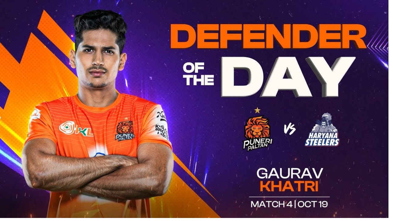 Kabaddi Defender in PKL Season 11: Gaurav Khatri Shines for Puneri Paltan