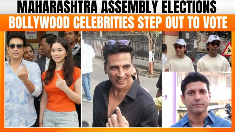 Maharashtra Polls: Bollywood Stars and Icons Step Out to Cast Their Votes