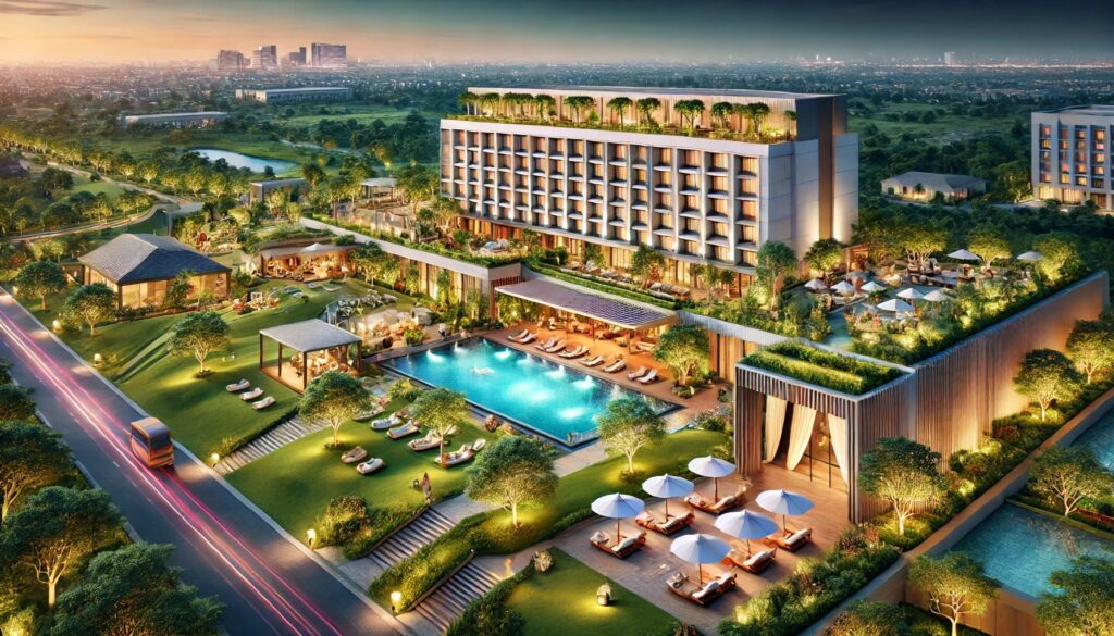 Visit the Best of Luxury Services At Novotel Hyderabad Convention Centre, One of The Best Places to Visit in Hyderabad The Novotel Hyderabad Convention Centre puts thought into your convenience with its breathtaking location that is secluded in 15 acres of lush greenery. The standout feature about this specific 5-star hotel is that it is connected to the Hyderabad International Convention center which allows travelers on both pleasure and work to travel without restriction as it is located near HITEC, City, Mindspace, Knowledge City, and Financial District. Perfectly Located for All Kinds of Travelers This hotel is also surrounded by several IT and pharma companies hence making it perfectly located within 6 kilometers of all the major business districts making everything much more convenient. Moreover, the shopping center and other entertainment options nearby allow the guests to immerse themselves fully in the vibrant cultural scene of Hyderabad. The biggest advantage of this hotel is its strategic locations making it well-connected. It is situated close to the Rajiv Gandhi International Airport and other major offices from Google to Dell and Mindspace to Cyber Towers making it easy for guests arriving by planes or trains. The Most Exceptional Services and Amenities At the Novotel Hyderabad Convention Center, they have 287 deluxe rooms, and this has been created with the intention of providing the guests with a memorable experience. Each guest room has been created with the intention of satisfying the needs of both business people and tourists. Customers can overlook the massive lawns built around the hotel and enjoy the quiet as they escape the hectic life in the city. Dining and Entertainment At the hotel’s multi cuisine restaurants and bars, the guests are guaranteed to have an experience of a lifetime. The guests are sure to enjoy a wide range of dining options that will include international cuisines as well as their local favorites. And if you want to grab something small in the middle of the meal or just enjoy a standalone drink at the bar, eating at the hotel will be spectacular. Recreational Activities and Wellness With a gym, sauna, and even an ODE spa, recreational facilities on-site are likely to keep you occupied, and the hotel gives all of these amenities. It is an oasis of pure nature, so that entirely vegetated campus is perfect for rest. With plenty of open lawns and a refreshing atmosphere, the hotel is also ideal for taking leisurely strolls or for organizing several outdoor activities. Business-Oriented Amenities Accounts: Novotel Hyderabad Convention Centre is a great spot for business people who travel often. Business communication is complemented by a premier lounge, speedily area-wide connections, and thirty-seven sophisticated breakout rooms. Besides, the hotel is within a walking distance from the prominent Hyderbad International Convention Centre (HICC); therefore, the establishment can hold a variety of activities that range from executive rounds to large international conferences. The auditorium enables virtually any meeting set up with its movable wall partitions. What Benefits Does Novotel Hyderabad Convention Centre Provide? Location: Key Businesses Within Reach The distance of the visitors from the International Hotel to famous establishments such as Google, Oracle, IKEA, Novartis and other organizations is much closer as the hotel is located in the center of Hyderabad which is a great place for business trips. . Distance to the Airport Guests of the hotel will not have to struggle as it is a step away from major communication points, approximately forty-five minutes drive away from the airport and other notable IT centers. Ambience and Facilities Occupying an area of fifteen acres where vegetative aspects meet revers, peace and luxury intertwines such that luxury hotels in Hyderabad are left out. A stay at the Novotel yields the chance to explore the beauties and cultural landmarks the city of Hyderabad has to offer. Deciding to stay at the Novotel Convention Center is a wise choice because the airport and all the city resorts where people like to hang out are in close proximity and so is the city center. One can also find many shopping malls and centres nearby which makes the setup not only enticing, but convenient as well. Whether you’re at a conference or have brought your family for a getaway or have come for a bit of seclusion, this 5-star property will surpass your expectations in every way possible. If you are looking for a convenient and elegant place to stay, look no further and reserve your spot now. Busy individuals, families, and just about anyone can benefit from the facilities and doesn't have to worry about spending too much on airfare.