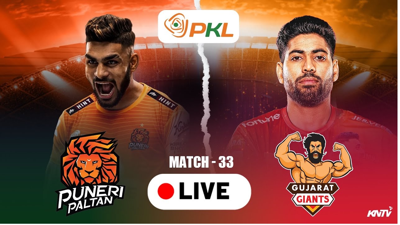 PKL 2024 Match Puneri Paltan vs Gujarat Giants  Starting 7, and Key Highlights