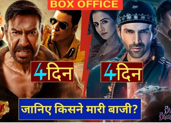 Singham Again vs Bhool Bhulaiyaa bollywood box office collection