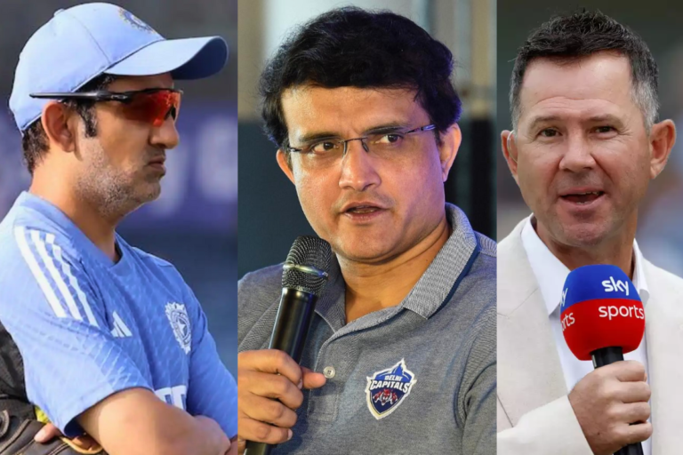 Sourav Ganguly Backs Gautam Gambhir Amid Ricky Ponting Controversy
