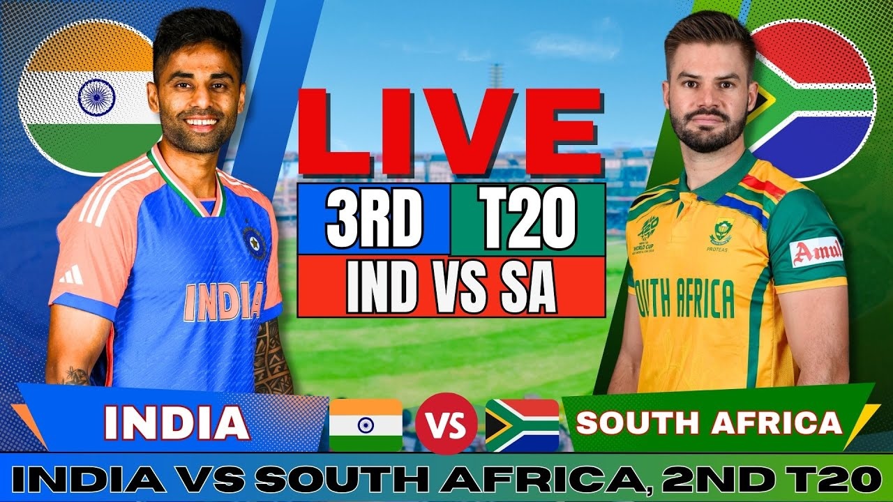 South Africa vs India 3rd T20I Live Score, Updates, and Highlights
