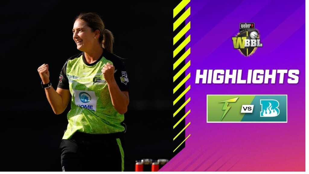 The Sydney Thunder continued their impressive start in the Women’s Big Bash League (WBBL) with a decisive 19-run victory over Brisbane Heat. Powered by Heather Knight’s unbeaten half-century and Sam Bates' superb four-wicket haul, the Thunder posted a competitive total and effectively defended it at the WACA Ground. Knight and Litchfield Build a Solid Foundation Opting to bat first, Sydney Thunder set the tone early. Georgia Voll, who survived an early drop, contributed 22 runs and built a crucial 52-run partnership with Chamari Athapaththu to provide a strong start. Athapaththu and Phoebe Litchfield then took charge, each finding the boundary seven times to keep the run rate high. Heather Knight accelerated the innings further with a powerful knock of 59*, helping the Thunder reach an impressive 170 for 5. While Brisbane’s Jess Jonassen stood out with an economical spell, claiming 3 wickets for just 22 runs, the rest of the bowling lineup struggled to contain the Thunder's batters. Both Grace Parsons and Nadine de Klerk faced the brunt of the Thunder’s aggressive batting, allowing the Thunder to set a challenging target. Brisbane Heat’s Run Chase and Harris’s Fortunate Start Chasing 171, Brisbane Heat needed a strong opening. Grace Harris initially looked promising with her fast-paced 41, benefiting from several close calls. She was on 5 when a gloved delivery from Bates went undetected by the umpire, allowing her to continue. Harris then survived two more chances when dropped on 26 and 32. However, her luck eventually ran out, and she was caught in the deep off a full toss from Taneale Peschel. Charli Knott’s Fightback Falls Short Brisbane’s hopes were further ignited by Charli Knott, who scored her maiden WBBL half-century. Knott struck six boundaries and a six, pushing the Heat within reach of the target. Her resilience, however, was brought to an end when Bates, who was in brilliant form, bowled her out. Bates finished with impressive figures of 4 for 25, extinguishing any remaining hopes for Brisbane Heat. Bates and Knight Reflect on Match-Winning Performances Sam Bates now has 12 wickets from four games, reflecting on her superb season start after a challenging previous year. “I had a pretty ordinary season last year, so I reflected quite a bit on that. I changed some little things, and they’re paying off, which is nice,” Bates told Fox Cricket. Bates’ precision bowling and consistency have significantly strengthened the Thunder’s lineup, making her a key player this season. Knight also played a pivotal role with her captain’s knock, showing resilience and skill as she helped guide Thunder to their formidable total. Her innings was essential in building and maintaining momentum, showcasing her experience on the WBBL stage. Thunder’s Defensive Game Seals Victory With a total of 170 to defend, the Thunder bowlers put in a disciplined performance to restrict Brisbane Heat to 151. Despite some early pressure from Harris and Knott, the Thunder’s effective bowling lineup, led by Bates, ensured they remained in control. Brisbane Heat’s lineup couldn’t withstand Thunder’s bowling prowess, leading to a well-deserved 19-run victory for Sydney Thunder. In conclusion, Sydney Thunder’s strong all-round performance, highlighted by Knight’s batting and Bates’ impactful bowling, proved too much for Brisbane Heat. This win further solidifies Thunder’s place as a dominant team this season, continuing their strong start in the WBBL. With players like Knight and Bates in excellent form, Sydney Thunder looks poised to maintain their winning streak in the matches to come.