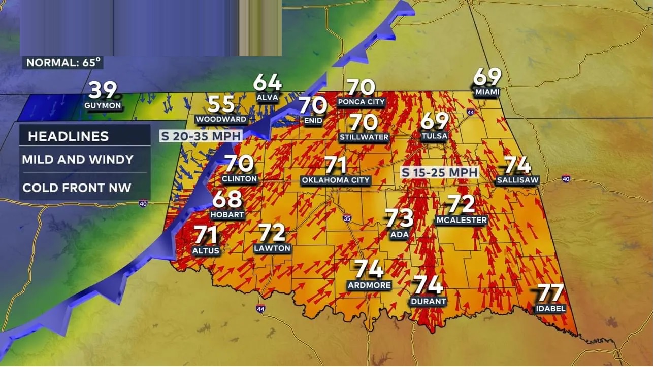 Tornado Warnings Issued in Oklahoma Severe Storms Bring Hail, High Winds