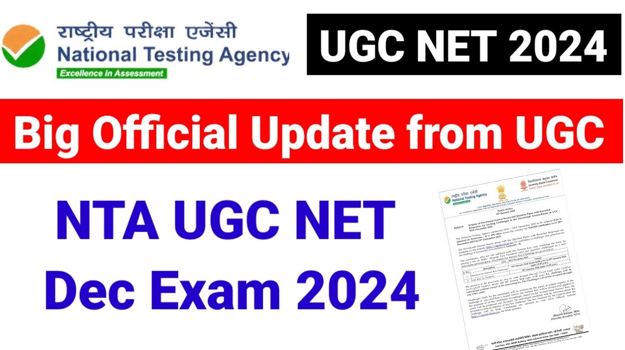 UGC NET exam December 2024 Ayurveda Biology as a New Subject