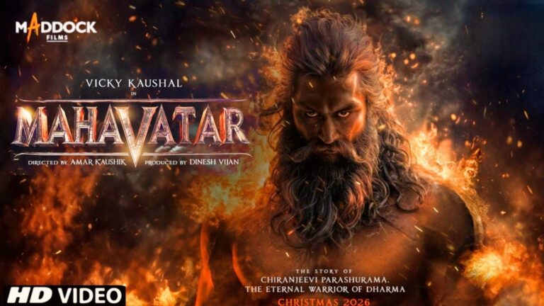 Vicky Kaushal looks enthralled as Chiranjeevi Parashurama in his upcoming movie ‘Mahavatar’, Themasavividha – Take a Look at the First Releasing December Will Release In 2026. Vicky Kaushal who holds of lot of offers from Bollywood, will soon his work as Chiranjeevi Parashurama come to life in Mahavatar. On the set of Mahavatar Kaushal’s intense look was made public on November 13 leading up his fans and the film lovers as to when it would be officially released. With the film being directed by Amar Kaushik and produced by Dinesh Vijan who is known for his works in Maddock films is set to put his mark in christmas of 2026. The portrayal of historical personalities in Indian cinema has undergone a process of evolution over the years. With stars such as Hrithik Roshan and Sanjay Dutt headlining movies based on the Mahabharata few years back, Vicky Kaushal is now set to portray Chiranjeevi Parashurama on screen. The men’s instagram post sparking huge interest of the character of Kaushal as “Dharma Yudhha” as the international warrior of peace who fights against tyranny. Kaushal’s haters are in for a surprise as he stars in the movie #Mahavatar which is set to be released in Christmas 2026. ( quote from Dinesh Vijan “ This movie narrates the story of eternal warrior of dharma” ) This rendering ‘ET the extra-terrestrial’ as a ‘realistic’ option is cryptic. As mentioned before, the star cast is quite astonishing. Easy to say the film will be a visual treat but more than that, it will also focus on astounding stories of, Chiranjeevi Parashurama, who is hailed, and revered for his battles in the Indian epics. Vicky Kaushal stated how Dinesh Vijan’s script-writing work directly captivated him and made him say yes to the role immediately. According to one Production source, Vicky was looking for a project worth 200 crore after completing Love & War with Sanjay Leela Bhansali. Considering all the possibilities, he accepted this intriguing role as there was a huge scope for a Parashurama film aimed at the masses. Pre-Production and Filming Timeline The work to actualize Mahavatar is in progress. Pre-production is set to start in January 2025 and the actual filming is slated to commence in November of that year. Having directed Stree 2, Amar Kaushik who is the project director hopes to enrich the project by lending his authentic vision to it. Their goal, however, is to tell the story in all its complexity marrying breathtaking cinema to illimitable scholarship exploring the life and times of parashurama with respect it demands. As per the sources of information available, Mahavatar is the most ambitious film of Maddock and requires colossal groundwork. It is projected that at least 6 to 8 months of pre- production period would be spent on making the graphics and sequences that are supposed to render the epic. This time frame provides the team enough room to achieve the required visual appeal and narrative complexity fitting for a legendary figure. Exploring Vicky Kaushal's Movie Icons with His Blockbuster Roles and Acting Skills In the film Mahavatar, Vicky Kaushal played the role of Chiranjeevi Parashurama which adds another landmark to his career. Vicky has displayed tremendous range in the past as he has taken on roles from different genres. After playing Sam Bahadur, an intensifying character, he took a dive into humour with Bad Newz, broadening his spectre as an actor. Next in line, he will be seen in Chhava where he will portray another historical character, Chhatrapati Sambhaji. By adding Mahavatar to his collection, it is evident that Vicky is not afraid of taking risks and telling stories which are unique in many ways. The fans are looking forward to this depiction as they believe that it will add a new level of depth to his performances - this time as an ageless warrior with a strong ethical and spiritual purpose. Maddock Films’ Provision for Mahavatar In the hands of its producer, Dinesh Vijan, Maddock Films intends to create an epic which will appeal to many people around the world. Maddock is popularly known for producing some of the hit movies of Bollywood, so their first step into dealing with mythological storytelling is bound to make history in Indian cinema. Vijan, in Mahavatar, intends to depict the charecter of Chiranjeevi Parashurama as someone who stands for justice, courage, and dharma. How Vicky Kaushal plays his character in this depiction of Parashurama is the result of detailed engagement with historians and mythologists in order to preserve the integrity of the character. The film focuses on nexus of Parashurama with Dharma and “The Story of Chiranjeevi Parashurama, the Eternal Warrior of Dharma” is meant to capture this element of the film. What should one look forward to from the Dec 2026 release As a film that will be released in Christmas 2026, Mahavatar is expected to combine aspects of mythology, action and more importantly thrilling themes. It features the direction of Amar Kaushik and starred in Vicky Kaushal, which takes the context to bloodshed and brave deeds. People are excited to see how this adaptation of one of the Hindu mythology giants appears in cinemas considering how larger than life it is bound to be. As Vicky Kaushal reveals more details on Mahavatar, the anticipation for this film continues to grow as the 2026 Christmas date seems to be getting closer. The screen adaptation aims to redefine the mythological genre in Bollywood by showcasing an age-old story on such an epic level and originality that it will be hard to forget.