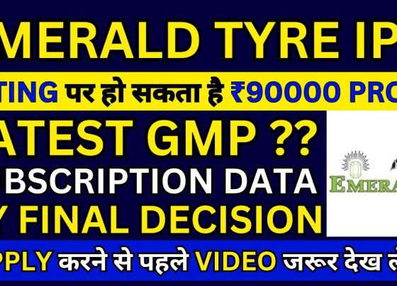 The Emerald Tyre IPO has garnered significant attention from investors, thanks to its strong response in the market and attractive financial prospects. In this article, we’ll dive into the key details of the IPO, including its Grey Market Premium (GMP), subscription status, and expert investment advice. Emerald Tyre IPO Overview Emerald Tyre Manufacturers, a prominent name in the tyre industry, has launched its IPO, and the market’s reaction has been overwhelmingly positive. The company’s solid financial track record and future growth potential have captured the interest of retail and institutional investors alike. Here are the latest updates and key insights into the Emerald Tyre IPO. Subscription Status: A Closer Look As of the latest data, the subscription status of the Emerald Tyre IPO highlights an enthusiastic market response: Qualified Institutional Buyers (QIB): The QIB category, which typically witnesses a surge in activity closer to the closing of the IPO, has reached a subscription level of 0.63x so far. Experts predict a significant jump by the final day as institutional investors often take strategic positions during the last hours. Non-Institutional Investors (NII): The NII category has shown an extraordinary response, with a subscription rate of 138x. This indicates robust demand from high-net-worth individuals and other non-institutional players. Retail Investors: Retail investors have contributed substantially, with the category being oversubscribed 178x. This showcases the widespread interest and confidence in the company’s prospects among smaller investors. Grey Market Premium (GMP): Strong Indicators of Demand The Grey Market Premium (GMP) of the Emerald Tyre IPO serves as a strong indicator of investor sentiment. Initially set at ₹52, the GMP experienced a sharp rise, reaching ₹79. Currently, it holds steady at ₹775, reflecting substantial demand and positive market expectations. For a single lot of 1,200 shares, the potential listing gains are projected to be around ₹90,000. This lucrative opportunity makes the IPO particularly appealing to both short-term traders and long-term investors. Why Is the Emerald Tyre IPO Attracting Such Enthusiasm? Several factors contribute to the overwhelming response to the Emerald Tyre IPO: Impressive Financial Performance: The company’s financials highlight consistent growth and profitability, making it a strong contender in the tyre manufacturing segment. Future Growth Potential: Emerald Tyre operates in a growing industry, with increasing demand for its products both domestically and internationally. Its strategic initiatives and innovations further enhance its prospects. Attractive Valuation: Investors perceive the IPO valuation as reasonable, creating an opportunity for significant returns upon listing. Strong Grey Market Demand: The rising GMP underscores confidence in the stock's performance post-listing. Expert Opinion: Should You Invest in Emerald Tyre IPO? Investment experts suggest that the Emerald Tyre IPO is a "must-apply" for those seeking high returns. However, it’s essential to approach with caution: Short-Term Gains: For those aiming for listing-day profits, the strong GMP and subscription levels suggest a promising opportunity. Long-Term Potential: Investors with a long-term perspective may find the tyre manufacturing industry’s growth potential compelling. Emerald Tyre’s solid fundamentals make it a reliable addition to a diversified portfolio. Consult Financial Advisors: As with any investment, opinions may vary. It’s advisable to consult your financial advisor to align the investment decision with your risk tolerance and financial goals. Final Thoughts The Emerald Tyre IPO has created a buzz in the market, and the data clearly reflects its popularity among investors. With high subscription rates, a strong GMP, and promising financials, the IPO stands out as an attractive investment opportunity. Whether you’re considering it for short-term gains or long-term growth, ensure to make an informed decision after consulting with financial experts. Stay tuned for more updates on the Emerald Tyre IPO and other market insights. If you found this information helpful, don’t forget to like and share it. For more such updates, subscribe to our channel for the latest in IPOs and stock market trends.