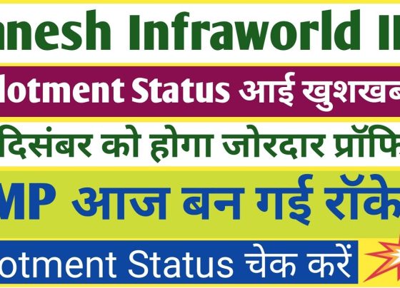Ganesh Infraworld IPO Allotment: Key Updates and Insights for Investors Ganesh Infraworld IPO has generated significant buzz among investors, with allotment details and performance updates creating excitement. Here’s everything you need to know about the IPO allotment process, subscription status, and what to expect on the listing day. Ganesh Infraworld IPO Allotment Date and Process The Ganesh Infraworld IPO allotment is scheduled for December 4, 2024. Investors will receive shares in their Demat accounts the following day if they are allocated. Those who do not receive allotment will have their refunds processed and credited to their bank accounts by December 5, 2024. Typically, IPO allotment status becomes available after 6:00 PM on the allotment day, and the same is expected for Ganesh Infraworld IPO. To check the status, investors can visit the official websites of NSE or BSE and use their PAN card details to verify allotment status. Ganesh Infraworld IPO Details IPO Timeline IPO Opening Date: November 29, 2024 IPO Closing Date: December 3, 2024 Allotment Date: December 4, 2024 Refund Date: December 5, 2024 Listing Date: December 6, 2024 The IPO has a price band of ₹83, and market analysts are optimistic about its listing gains based on strong subscription numbers and positive market sentiment. Subscription Insights and Performance The Ganesh Infraworld IPO saw overwhelming subscription levels, with impressive figures across different investor categories: Qualified Institutional Buyers (QIB): 163 times Non-Institutional Investors (NII): 865 times Retail Investors: 274 times Overall Subscription: 369 times This high demand indicates strong investor confidence and hints at robust listing performance. Grey Market Premium (GMP) Trends As of today, the Grey Market Premium (GMP) for Ganesh Infraworld IPO stands at ₹8, reflecting positive sentiment. Analysts expect the stock to list at approximately ₹93–₹98, providing investors with significant gains of nearly 10-15% over the upper price band. The GMP indicates robust interest, suggesting a possibility of doubling returns for early investors. Why Ganesh Infraworld IPO Is in Demand 1. Strong Business Fundamentals Ganesh Infraworld operates in a sector with promising growth prospects. The company’s positive updates and financial performance have further boosted investor confidence. 2. Listing Gains Potential With the anticipated listing gains and robust demand in the secondary market, investors are optimistic about substantial profits. 3. Market Sentiment Recent IPOs with high subscription figures have performed well on listing day. Similar trends are expected for Ganesh Infraworld IPO. How to Check Ganesh Infraworld IPO Allotment Status Investors can follow these simple steps to check their allotment status: Visit the NSE or BSE Official Websites: Go to the IPO allotment status section. Enter PAN Card Details: Use your PAN number to access the status. Verify Allotment: If shares are allocated, they will reflect in your Demat account the next day. Alternatively, investors can check allotment status on the registrar's website by entering their application number or DP ID. Final Thoughts: Listing Day Expectations The Ganesh Infraworld IPO is set to list on December 6, 2024, with analysts predicting impressive gains based on strong subscription figures and positive GMP trends. Investors who have secured allotment may witness significant returns, while those who missed out can explore secondary market opportunities. Key Takeaways: High subscription levels indicate strong demand. Positive GMP trends point to a profitable listing. Ensure to verify allotment status and prepare for listing day accordingly. If this article provided valuable insights, don’t forget to share it with fellow investors. Stay updated for more IPO news and market trends!