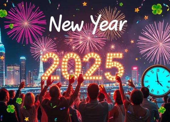 Happy New Year 2025 Wishes, Messages & Quotes As we welcome New Year 2025, it's a moment to look back and forward with hope. New year greetings are key to this celebration, helping us connect and wish well to our loved ones. Our selection of happy new year 2025 wishes, messages, and quotes will help you spread joy and positivity. Happy New Year 2025 Wishes in English (34 Wishes) “May 2025 bring you endless joy, boundless love, and countless blessings. Happy New Year!” “Cheers to 365 new opportunities to sparkle and shine! Happy New Year 2025!” “Wishing you health, wealth, and happiness in the year ahead. Happy New Year!” “New year, new beginnings, and a world full of possibilities. Have a fantastic 2025!” “May every moment of this year sparkle with happiness and success. Happy New Year!” “Let’s welcome 2025 with open arms and a heart full of gratitude. Happy New Year!” “As the clock strikes 12, may all your dreams come true. Happy New Year!” “Another year, another chapter—make it the best one yet. Happy 2025!” “Here’s to laughter, love, and unforgettable memories in 2025!” “New Year, New Goals, New Adventures! Let’s make 2025 unforgettable.” “May this year bring peace, prosperity, and endless happiness. Happy New Year!” “Wishing you a year filled with new hopes, new joys, and new beginnings!” “Goodbye 2024, Hello 2025! Let’s make this year count!” “Every day is a fresh start. Wishing you an amazing year ahead!” “May your dreams take flight and your worries fade away. Happy New Year!” “Here’s to love, laughter, and a fabulous New Year 2025!” “Embrace the new year with courage and a smile. Happy New Year!” “May every day of 2025 bring you closer to your dreams. Happy New Year!” “New year, new chances, and endless possibilities. Let’s make it count!” “May 2025 be your best year yet. Happy New Year!” “Let’s toast to love, laughter, and happiness in 2025!” “Wishing you a year of health, wealth, and endless happiness!” “Cheers to another year of amazing adventures and unforgettable moments!” “May every moment of 2025 be filled with love and joy.” “Start this year with a grateful heart and a positive mind. Happy New Year!” “Here’s to brighter days and endless possibilities. Happy 2025!” “Celebrate endings, for they precede new beginnings. Happy New Year!” “May the fireworks of New Year light up your life with joy!” “Step into 2025 with hope, confidence, and a big smile!” “This year, let kindness, love, and gratitude guide you. Happy New Year!” “May your resolutions stay strong and your dreams come true!” “Wishing you a year as wonderful as you are. Happy 2025!” “Here’s to health, happiness, and success in 2025!” “Make every moment of this year count. Happy New Year 2025!” 🪔 Happy New Year 2025 Wishes in Hindi (33 Wishes) “नव वर्ष की शुभकामनाएं! 2025 आपके लिए खुशियां और सफलता लाए।” “नए साल में नए सपने, नई उम्मीदें और नई खुशियां आपके जीवन में आएं।” “साल 2025 आपके जीवन में सुख, शांति और समृद्धि लाए। नव वर्ष की बधाई!” “हर दिन नई उम्मीदों से भरा हो। हैप्पी न्यू ईयर!” “नया साल नई शुरुआत का संकेत है। इसे खास बनाएं। शुभ नव वर्ष!” “2025 का हर दिन खुशियों से भरा हो। नव वर्ष की शुभकामनाएं!” “बीते हुए साल को अलविदा कहें और नए साल का स्वागत करें। शुभ नव वर्ष!” “नए साल में हर सपना पूरा हो, हर मनोकामना सच हो। हैप्पी न्यू ईयर!” “खुशियां आपके दरवाजे पर दस्तक दें। नव वर्ष की हार्दिक शुभकामनाएं!” “2025 आपके लिए ढेर सारी खुशियां लाए। नव वर्ष मुबारक!” “नए साल में नई ऊर्जा, नया जोश, नई उमंगें आएं। शुभ नव वर्ष!” “नए साल में आपके जीवन में सुख, शांति और सफलता आए। शुभकामनाएं!” “हर दिन मुस्कान, हर पल खुशी। नव वर्ष की शुभकामनाएं!” “आपका हर सपना सच हो, नव वर्ष मंगलमय हो!” “2025 आपके लिए नए अवसर और खुशियां लेकर आए। नव वर्ष की शुभकामनाएं!” “नए साल में नई ऊंचाइयों को छूएं। शुभकामनाएं!” “नया साल आपके जीवन में खुशियों का सैलाब लाए!” “हर दिन खास हो, हर रात रौशन। नव वर्ष की शुभकामनाएं!” “नव वर्ष आपके जीवन में सकारात्मक बदलाव लाए। हैप्पी न्यू ईयर!” “2025 आपके लिए ढेर सारी खुशियां लाए। शुभ नव वर्ष!” “हर दिन नई प्रेरणा मिले। नव वर्ष की शुभकामनाएं!” “सपनों को साकार करें। नव वर्ष की बधाई!” 🌟 Happy New Year 2025 Wishes in Telugu (33 Wishes) “శుభాకాంక్షలతో నూతన సంవత్సరానికి స్వాగతం! మీకు 2025 శుభం కలగాలని కోరుకుంటున్నాను.” “ప్రతి రోజు ఆనందం నింపిన రోజు కావాలి. హ్యాపీ న్యూ ఇయర్ 2025!” “మీ జీవితంలో సంతోషం, శాంతి మరియు విజయాలు నెలకొనాలి. హ్యాపీ న్యూ ఇయర్!” “ఈ కొత్త సంవత్సరం మీ కలలను సాకారం చేయాలని కోరుకుంటున్నాను!” “మీకో నూతన ఉత్సాహం, కొత్త ఆశలు నిండిన సంవత్సరం కావాలని కోరుకుంటున్నాను.” “2025లో మీరు సంతోషంతో, ఆరోగ్యంతో కళకళలాడాలని ఆశిస్తున్నాను.” “కొత్త సంవత్సరానికి హృదయపూర్వక స్వాగతం!” “మీరు ఆశించిన ప్రతి కోరిక 2025లో నెరవేరాలి.” “నూతన సంవత్సరంలో సంతోషం మీ జీవితంలో విరజిమ్మాలని కోరుకుంటున్నాను.”