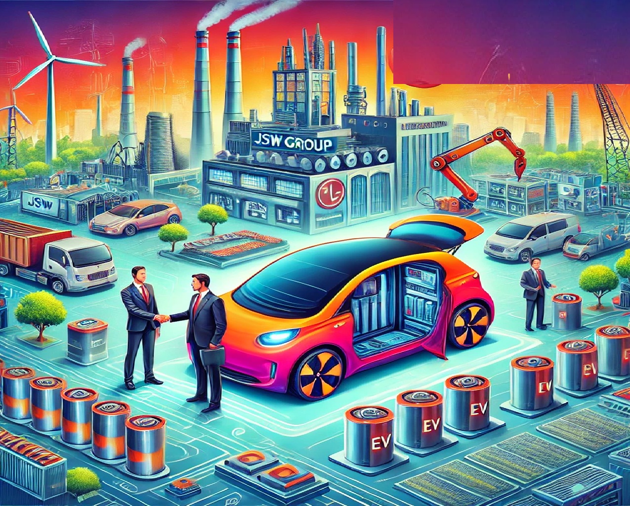 JSW Group Electric Vehicle and Battery Business Expansion