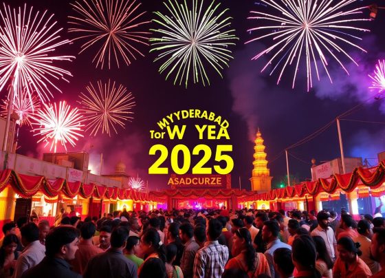 Key Takeaways Hyderabad offers a wide range of new year 2025 events in hyderabad to suit all tastes and preferences. From cultural events to rooftop parties, there's something for everyone in the city. New year 2025 events in hyderabad are a great way to meet new people and make friends. The city's rich cultural heritage and modern entertainment options make it the perfect destination for a memorable new year's eve. Whether you're a local or just visiting, new year 2025 events in hyderabad are sure to leave you with unforgettable memories. What Makes Hyderabad's New Year Celebrations Special Hyderabad's new year celebrations in hyderabad 2025 are a mix of culture, history, and fun. The city blends old traditions with new vibes. At midnight, the city buzzes with music, dance, and joy. The cultural fusion in Hyderabad's new year is seen in its many events. You can enjoy traditional dances or modern beats. The city's rich history shines through in its celebrations, with events at historic spots. Cultural Fusion in Celebrations Traditional folk dances and music performances Modern DJs and electronic music events Cultural festivals and fairs showcasing local cuisine and handicrafts Hyderabad's new year also offers modern fun. You can party on rooftops or at fancy hotels. Whether you want a family event or a night out, Hyderabad has it all. Historical Significance of City Celebrations Hyderabad's landmarks are key to its new year celebrations. Events at these spots add to the festive vibe. The city's history draws tourists and locals, making it a top spot for new year fun. Modern Entertainment Meets Traditional Charm The mix of modern fun and traditional charm makes Hyderabad's new year special. You'll see fireworks and cultural festivals. As we look to new year celebrations in hyderabad 2025, it's clear it will be another unforgettable year. Top New Year 2025 Events in Hyderabad Hyderabad is ready to celebrate the new year with excitement. It offers a variety of hyderabad new year parties 2025 for all tastes. You can enjoy themed parties or live music events in this lively city. Some of the top hyderabad new year parties 2025 include: New Year's Eve Gala at the Hyderabad International Convention Centre NYE Party at the Marriott Hotel Live Music Night at the Hard Rock Cafe These events promise a memorable night with delicious food, drinks, and music. If you want to celebrate the new year in style, hyderabad new year parties 2025 are perfect. With many choices, you'll find the perfect party for your mood and style. So, get ready to say goodbye to the old year and hello to the new one in Hyderabad! Event Location Date New Year's Eve Gala Hyderabad International Convention Centre December 31, 2024 NYE Party Marriott Hotel December 31, 2024 Live Music Night Hard Rock Cafe December 31, 2024 Exclusive Rooftop Parties and Hotel Celebrations As the New Year gets closer, people look for new year events near me to celebrate with loved ones. Hyderabad has a lot to offer, from exclusive rooftop parties to hotel celebrations. The city has something for everyone, whether you're into luxury or just want a fun night out. For a fancy celebration, luxury hotel events are perfect. They come with fine dining, live music, and dancing. Top hotels in Hyderabad for New Year's Eve include: Taj Krishna ITC Kakatiya Hyatt Hyderabad Hyderabad also has rooftop party venues with amazing city views. These spots are great for a big New Year's Eve celebration. Some top venues include: Celebrity performances are a big hit at Hyderabad's New Year's Eve parties. Fans flock to see their favorite stars. To find the best new year events near me, check out event listings and book early. Family-Friendly Celebration Spots As midnight hits on New Year's Eve, families in Hyderabad gather to see the hyderabad new year fireworks 2025. The city has many spots where families can enjoy the night together. These places make memories that last forever. Popular spots for families include public parks, gardens, and lakesides. These areas are great for a fun night with games, food, and the hyderabad new year fireworks 2025 show. Get there early to find a good spot for the hyderabad new year fireworks 2025 show Bring blankets, snacks, and games to keep everyone happy Make sure kids are always watched, especially in busy places Hyderabad is a great place to start the new year with your family. It has a rich culture and lots of fun activities. So, bring your family and enjoy the hyderabad new year fireworks 2025 together. Spectacular Fireworks Locations for New Year 2025 As midnight hits, the sky lights up with fireworks. It's a moment you won't forget. For family-friendly new year events hyderabad, seeing the fireworks is a must. Whether with family or friends, these spots promise a memorable night. Knowing the best places to watch is key. Here are some top spots: Tank Bund Hussain Sagar Lake Secunderabad Railway Station These spots give you a great view of the fireworks. They're ideal for family-friendly new year events hyderabad. The fireworks start at midnight and last about 30 minutes. Photography lovers, this is your chance to capture amazing shots. With the right gear and skills, you can take incredible photos of the fireworks. For better photos, use a tripod and set your camera to manual. Try different shutter speeds. With practice, you'll capture the fireworks' beauty, making your family-friendly new year events hyderabad unforgettable. Location Timing Photography Opportunities Tank Bund Midnight - 12:30 AM Stunning views of the fireworks Hussain Sagar Lake 12:15 AM - 1:00 AM Reflections of the fireworks on the lake Secunderabad Railway Station 11:45 PM - 12:30 AM Unique perspectives of the fireworks Budget-Friendly New Year Celebrations Celebrating the New Year in Hyderabad doesn't have to break the bank. There are many best places to celebrate new year in hyderabad 2025 that offer fun and affordable options. You can find everything from free events to budget-friendly parties. Public parks, beaches, and outdoor spots are great for a free or low-cost celebration. They often have live music, food stalls, and fun activities. These make for a memorable New Year's celebration. Public parks and gardens Beaches and lakesides Street parties and festivals There are also many affordable party venues and event spaces in Hyderabad. They offer special packages and deals for New Year's. These venues are among the best places to celebrate new year in hyderabad 2025 and can be booked in advance. Overall, celebrating the New Year in Hyderabad can be both fun and affordable. With many best places to celebrate new year in hyderabad 2025 to choose from, there's something for everyone. Whether you're after a free event or a budget-friendly party venue, Hyderabad has it all. Location Entry Fee Activities Public Park Free Live Music, Food Stalls Beach Low-Cost Swimming, Water Sports Party Venue Affordable Packages DJ, Dancing, Food and Drinks Fine Dining and Gala Dinner Events As the new year countdown events in Hyderabad get closer, many are looking for a fancy way to celebrate. Fine dining and gala dinner events offer a luxurious experience. They feature special menus and themed dinner parties. For those wanting to celebrate in style, Hyderabad's top restaurants and hotels have unforgettable experiences. Highlights include live music performances, exclusive wine tastings, and gourmet cuisine by famous chefs. Booking early is key, as spots are snapped up fast. These events are a great chance to dress up and have a night out with loved ones. Here are some key details to consider when booking a fine dining or gala dinner event: Special menu offerings, including vegetarian and non-vegetarian options Themed dinner parties, such as masquerade balls or black-tie events Advance booking information, including ticket prices and availability Attending one of these events lets you enjoy Hyderabad's culinary best while counting down to the New Year. With its rich culture and modern fun, Hyderabad is ideal for a memorable celebration. Event Location Date Time Fine Dining Gala Taj Krishna December 31st 8pm - 1am New Year Countdown Novotel Hyderabad December 31st 9pm - 2am Cultural and Traditional New Year Programs Hyderabad's cultural heritage shines brightly during New Year celebrations. The city hosts a variety of cultural and traditional programs. These events are perfect for those wanting to dive into the true spirit of new year 2025 events in hyderabad. You can enjoy traditional music, dance, cultural festivals, and fairs. Some of the notable cultural and traditional New Year programs in Hyderabad include: Traditional folk dance performances, such as the Kuchipudi and Bharatanatyam Cultural festivals, like the Deccan Festival and the Hyderabad Literary Festival Traditional music concerts, featuring local artists and musicians These events are a great way to experience Hyderabad's rich cultural heritage. You can learn about its history and traditions. Whether you love music, dance, or literature, there's something for everyone at the new year 2025 events in hyderabad. Hyderabad's cultural and traditional New Year programs are a must-see. They showcase the city's vibrant atmosphere and rich heritage. It's the perfect place for a memorable New Year's celebration. Adventure and Outdoor New Year Activities As the clock strikes midnight, welcoming the new year celebrations in hyderabad 2025, many seek unique ways to celebrate. Hyderabad offers a range of outdoor activities. These allow individuals to connect with nature and experience thrill, providing an alternative to traditional party celebrations. For those who love the outdoors, camping events are a great way to spend the new year's eve. Imagine waking up to the sound of birds chirping and spending the day hiking and exploring. The new year celebrations in hyderabad 2025 are not just about parties and fireworks. They are also about connecting with nature and oneself. Camping Events Guided hikes and treks Outdoor games and activities Stargazing and campfire nights In addition to camping events, midnight treks are another exciting way to celebrate the new year. Imagine trekking through the hills and forests of Hyderabad, watching the sunrise, and welcoming the new year with a sense of adventure and accomplishment. The new year celebrations in hyderabad 2025 are all about creating unforgettable experiences and making memories that last a lifetime. Adventure Sports Specials For the thrill-seekers, Hyderabad offers a range of adventure sports specials. These include rock climbing, rappelling, and zip lining. These activities provide an adrenaline rush and a unique way to celebrate the new year. Whether you're a seasoned adventurer or a beginner, there's something for everyone in Hyderabad's new year celebrations in hyderabad 2025. Transportation and Safety Guidelines As the city prepares for hyderabad new year parties 2025, planning ahead is key. It ensures a safe and fun celebration. Here are some tips for getting around and staying safe: For hyderabad new year parties 2025, think about using public transport or ride-sharing. This helps avoid driving when you've had too much to drink. Also, watch your stuff, especially in busy places. Plan your route in advance to avoid congested areas Use reputable transportation services, such as taxis or ride-sharing apps Stay with a group of friends and keep an eye on each other Follow local safety guidelines and instructions from authorities By following these tips, you can have a safe and fun time at hyderabad new year parties 2025. Always put your safety and the safety of others first. Advance Booking Tips and Ticket Information As New Year's Eve in Hyderabad gets closer, planning ahead is key for a great time. When looking for new year events near me, booking early is crucial. This guide will help you with online booking, group discounts, and cancellation policies. Start by checking out online booking sites for new year events near me. These sites give you all the details you need, like ticket prices and event times. You can also sort events by your favorite music, food, or activities. When you book, look for group discounts to save. Many organizers offer these for big groups. Also, know the cancellation rules in case you need to change your plans. Research online booking platforms for new year events near me Avail group discount options to save money Understand cancellation policies to avoid last-minute hassles By following these tips, you'll have a worry-free New Year's Eve in Hyderabad. Plan early, book your tickets, and use group discounts. This way, you'll enjoy your new year events near me experience to the fullest. Weather Forecast and What to Wear Hyderabad is getting ready for the hyderabad new year fireworks 2025 with excitement. The weather is expected to be nice, with temperatures between 12°C and 25°C. It's a good idea to wear layers, as it can get cooler at night. If you're going to see the hyderabad new year fireworks 2025, choose comfy clothes and shoes. Bring a light jacket or sweater for warmth. Here are some tips to help you get ready: Dress in layers to adjust to the changing temperature Wear comfortable shoes to ensure you can move around easily Carry a light jacket or sweater to keep yourself warm Don't forget to wear a mask and follow COVID-19 protocols By dressing right and knowing the weather, you'll have a great time at the hyderabad new year fireworks 2025. So, get ready to celebrate the new year in style and make it a memorable event in Hyderabad. Weather Condition Temperature Recommended Clothing Pleasant 12°C - 25°C Dress in layers, comfortable shoes Cold Below 12°C Light jacket or sweater, warm shoes Alternative Celebration Ideas Hyderabad has many family-friendly New Year events beyond the usual parties. You can enjoy game nights or volunteer work. These activities are fun for all ages and make the New Year special. Here are some ideas for family-friendly New Year events in Hyderabad: Hosting a game night with friends and family, featuring board games and puzzles Volunteering at a local charity or community organization, giving back to the community on New Year's Eve Organizing a potluck dinner, where everyone brings a dish to share Going on a picnic or outdoor adventure, enjoying the city's natural beauty These events in Hyderabad let you make memories with your loved ones. They also help the community. Whether you want a quiet night or an exciting adventure, Hyderabad has it all. Special Safety Measures for New Year 2025 As the city gets ready for the new year, safety is a big deal. The best places to celebrate in Hyderabad 2025 are focusing on it. With lots of people coming together, it's crucial to keep everyone safe and healthy. Important safety steps include COVID-19 protocols. These include keeping a safe distance, wearing masks, and checking temperatures. Also, there will be emergency numbers and first aid at all venues. COVID-19 Protocols Temperature checks at entry points Mask-wearing mandatory Social distancing measures in place Emergency Contact Numbers For emergencies, you can call 108 (emergency services) and 100 (police helpline). First Aid Facilities First aid will be ready at all venues. Trained medical staff will be there to help if needed. These safety steps will make sure everyone has a great and safe time at the best places to celebrate in Hyderabad 2025. Venue COVID-19 Protocols Emergency Contact Numbers First Aid Facilities Hotel Taj Krishna Temperature checks, mask-wearing 108, 100 Available Rooftop Party Venue Social distancing, temperature checks 108, 100 Available Conclusion As we count down to the new year, Hyderabad is buzzing with excitement. The city's mix of traditions and modern fun is unmatched. Whether you're into rooftop parties, family events, or adventures, there's something for everyone. As fireworks light up the sky, remember the fun times you've had here. Hyderabad says goodbye to the old year and welcomes the new with open arms. Get ready to celebrate 2025 in a way you'll never forget, right in the heart of Hyderabad. FAQ What are the top New Year 2025 events in Hyderabad? Hyderabad has a lot to offer for New Year 2025. You can enjoy themed parties, live music, rooftop celebrations, and family activities. Highlights include the Hyderabad New Year Countdown Party, the Gala Dinner, and the Fireworks Display. Where can I find the best rooftop parties and hotel celebrations in Hyderabad for New Year 2025? For luxury, check out Hyderabad's rooftop parties and hotel events. The Taj Falaknuma Palace, Oberoi Hotel, and Park Hyatt Hyderabad are top choices. They offer exclusive and memorable New Year celebrations. Are there any family-friendly New Year celebration spots in Hyderabad? Yes, Hyderabad has many spots for families to celebrate New Year. You can visit public parks, community centers, or watch the fireworks. These places are safe and fun for families to ring in the New Year. Where can I find the best vantage points to watch the Hyderabad New Year fireworks? Hyderabad's fireworks are amazing. The best spots are Hussain Sagar Lake, Necklace Road, and Golconda Fort. These places give you a great view of the city and the fireworks. Are there any budget-friendly New Year celebration options in Hyderabad? Yes, Hyderabad has affordable New Year options. Look for free public events, community parties, and cheap hotel tickets. These choices help you celebrate without spending a lot. What are the cultural and traditional New Year programs in Hyderabad? Hyderabad's New Year is rich in culture. The city hosts music, dance, cultural exhibitions, and heritage walks. These events let you experience the true spirit of Hyderabad's New Year. Are there any adventure and outdoor activities for New Year 2025 in Hyderabad? Yes, Hyderabad has adventure activities for New Year. You can go camping, trekking, or try adventure sports. These are great alternatives to traditional parties. What are the transportation and safety guidelines for New Year celebrations in Hyderabad? Hyderabad ensures a safe New Year celebration. There are detailed transportation and safety guidelines. This includes public transport, drop-off points, and emergency contacts. What should I know about advance booking for New Year 2025 events in Hyderabad? Booking early is key for popular New Year events in Hyderabad. This section gives tips on online booking, group discounts, and cancellation policies. It helps you plan smoothly. What should I wear and expect in terms of weather for New Year's Eve in Hyderabad? Hyderabad's weather for New Year's Eve can change. It's important to dress right. This section provides a weather forecast and advice on what to wear, especially for outdoor events like the fireworks.