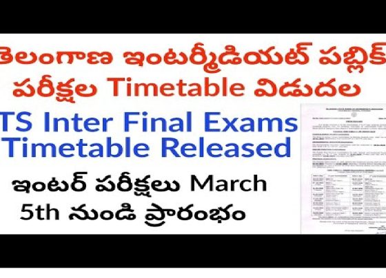 TS Inter Exams 2025: Telangana Intermediate Exam Schedule Released The Telangana State Board of Intermediate Education (TSBIE) has officially announced the schedule for the Telangana Intermediate Public Examinations (IPE) 2025. The exams will be conducted from March 5, 2025, to March 25, 2025, for both 1st and 2nd-year students. The timetable includes all streams such as MPC, BiPC, MEC, and vocational courses, ensuring students have ample time to prepare. Key Dates and Highlights Ethics & Human Values and Environmental Education Exams Ethics & Human Values Exam: Scheduled for January 29, 2025, from 10:00 AM to 1:00 PM. Environmental Education Exam: Scheduled for January 30, 2025, during the same time slot. These exams are primarily for backlog students and serve as an opportunity to clear previously failed subjects. Practical Exams Dates: February 3 to February 22, 2025. Sessions: Conducted in two shifts – the morning session from 9:00 AM to 12:00 PM and the afternoon session from 2:00 PM to 5:00 PM. This includes practical assessments for both General and Vocational streams. Students are advised to check their practical exam schedules carefully to avoid confusion. Telangana Inter 1st Year Exam Dates March 5, 2025 – Second Language Paper-1 March 7, 2025 – English Paper-1 March 11, 2025 – Mathematics Paper-1A, Botany Paper-1, Political Science Paper-1 March 13, 2025 – Mathematics Paper-1B, Zoology Paper-1, History Paper-1 March 17, 2025 – Physics Paper-1, Economics Paper-1 March 19, 2025 – Chemistry Paper-1, Commerce Paper-1 March 21, 2025 – Public Administration Paper-1, Bridge Course Mathematics Paper-1 (for BiPC students) March 24, 2025 – Modern Language Paper-1, Geography Paper-1 Telangana Inter 2nd Year Exam Dates March 6, 2025 – Second Language Paper-2 March 10, 2025 – English Paper-2 March 12, 2025 – Mathematics Paper-2A, Botany Paper-2, Political Science Paper-2 March 15, 2025 – Mathematics Paper-2B, Zoology Paper-2, History Paper-2 March 18, 2025 – Physics Paper-2, Economics Paper-2 March 20, 2025 – Chemistry Paper-2, Commerce Paper-2 March 22, 2025 – Public Administration Paper-2, Bridge Course Mathematics Paper-2 (for BiPC students) March 25, 2025 – Modern Language Paper-2, Geography Paper-2 Instructions for Students Admit Card Distribution Admit cards will be distributed by respective schools 1-2 weeks before the exams. Students must collect their admit cards on time and verify the details, including name, roll number, exam center, and subject codes. How to Access the Official Timetable The official exam timetable is available for download on the TSBIE website (www.tsbie.cgg.gov.in). Students are encouraged to check the timetable thoroughly for both theory and practical exams. Preparation Tips Start revising early to cover all subjects effectively. Focus on practical and theoretical concepts, as both are equally important. Utilize mock tests and previous year’s question papers for practice. Final Notes and Recommendations The TSBIE advises students to stay updated through the official website for any changes or additional information regarding the exams. Following the detailed schedule and adhering to instructions will ensure a smooth exam experience. Best of luck to all students appearing for the Telangana Intermediate Exams 2025!