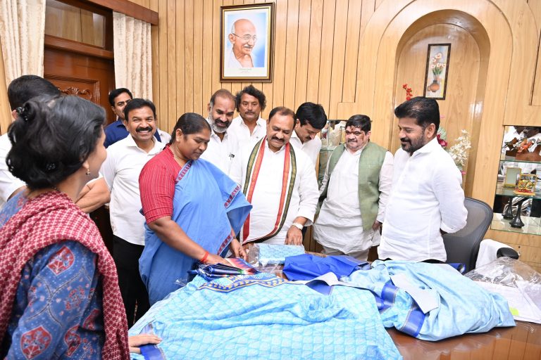 63 Lakh SHG Women: CM Revanth Reddy Announces Free Sarees Biannually