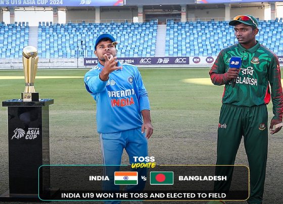 India vs Bangladesh U19 Asia Cup Final: Live Updates and Key Highlights The much-awaited final of the U19 Asia Cup 2024 has arrived, with India taking on defending champions Bangladesh at the Dubai International Cricket Stadium. This high-stakes clash is set to determine the champion of this prestigious tournament, with India looking to reclaim their crown and Bangladesh eager to defend their title. India’s Quest for Glory: Aiming to Reclaim Dominance India enters the final as the most successful team in U19 Asia Cup history, boasting an impressive record of eight titles. After a three-year hiatus from the trophy, the Indian team is determined to end the drought and reinforce their dominance in the competition. This year’s squad, led by captain Mohamed Amaan, features a blend of experienced players and emerging talent. Key to India’s campaign has been the stellar form of opener Ayush Mhatre, who has accumulated 175 runs in the tournament, showcasing consistency and poise at the crease. Another standout is 13-year-old prodigy Vaibhav Suryavanshi, who has dazzled cricket fans with 167 runs, underlining his potential as a future star. Bangladesh's Determination to Retain the Title Bangladesh, the reigning champions, are equally motivated to clinch back-to-back titles. They created history by eliminating India in the 2023 edition and now aim to solidify their standing as a formidable force in youth cricket. Under the leadership of Md Azizul Hakim Tamim, the team has displayed remarkable grit and resilience throughout the tournament. Their journey to the final has been powered by strong performances from players like Zawad Abrar and Mohammad Shihab James. The team’s cohesive unit and determination make them a formidable opponent for the Indian side. India Wins the Toss, Opts to Bowl First In a strategic move, India won the toss and elected to field. The decision underscores their confidence in their bowling attack, spearheaded by Yudhajit Guha and Chetan Sharma. Early breakthroughs will be crucial as India seeks to capitalize on the conditions and restrict Bangladesh to a manageable total. Live Match Updates: Key Moments from the Final Bangladesh U19 Batting Lineup: Opening with Zawad Abrar and Azizul Hakim Tamim, Bangladesh aims to set a strong foundation. Abrar has started cautiously, scoring 14 runs off 28 balls, while Tamim is yet to find his rhythm. India’s Bowling Prowess: Yudhajit Guha has been exceptional, claiming an early wicket and maintaining an economical spell with figures of 9 runs for 1 wicket in 4 overs. Chetan Sharma complements him with tight lines, though he remains wicketless after 4 overs. As of the eighth over, Bangladesh is 28/1, with a current run rate of 3.50. The match promises to be a thrilling contest as both teams strategize to gain the upper hand. Squad Lineups: Key Players to Watch India U19 Playing XI: Top Order: Ayush Mhatre, Vaibhav Suryavanshi, Andre Siddarth C Middle Order: Mohamed Amaan (captain), KP Karthikeya, Nikhil Kumar All-Rounders & Wicketkeeper: Harvansh Singh (wicketkeeper), Kiran Chormale Bowlers: Hardik Raj, Chetan Sharma, Yudhajit Guha Bangladesh U19 Playing XI: Top Order: Zawad Abrar, Kalam Siddiki Aleen, Md Azizul Hakim Tamim (captain) Middle Order: Mohammad Shihab James, Md Farid Hasan Faysal (wicketkeeper) Bowlers & All-Rounders: Debasish Sarkar Deba, Md Samiun Basir Ratul, Maruf Mridha, Md Rizan Hossan, Al Fahad, Iqbal Hossain Emon What’s at Stake in This Final Showdown The stakes couldn’t be higher for both teams. For India, this match represents an opportunity to reclaim their position at the top of U19 cricket and add another feather to their illustrious cap. For Bangladesh, it’s a chance to cement their legacy as back-to-back champions, proving their consistency and capability in high-pressure games. Final Thoughts: Who Will Emerge Victorious? With two evenly matched teams vying for supremacy, the U19 Asia Cup final promises edge-of-the-seat action. The Indian team’s hunger to reclaim their lost glory meets Bangladesh's determination to hold onto their crown. Fans worldwide eagerly await the outcome of this thrilling encounter. Keep following for live updates and key moments as the action unfolds in Dubai.