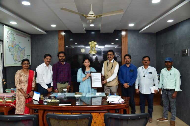 UNICEF Commends Karimnagar District for Sanitation Initiatives Karimnagar District has received high praise from UNICEF for its exceptional efforts in enhancing the welfare and safety of sanitation workers. In a commendation letter delivered by UNICEF’s State WASH Specialist, Venkatesh, District Collector Pamela Satpathy, IAS, was recognized for her outstanding contributions and dedication to social welfare programs. Acknowledging Leadership in Sanitation Worker Protection District Collector Pamela Satpathy has implemented several groundbreaking initiatives aimed at safeguarding sanitation workers' health, safety, and dignity. These initiatives have set a benchmark for other regions, showcasing the district’s commitment to improving the working conditions of essential frontline workers. Key initiatives led by the district include: 100% Insurance Coverage – Karimnagar became the first district to offer comprehensive insurance for all sanitation workers, ensuring financial security and support for their families. Health Check-up Cards – The distribution of health cards allows workers to access regular health services, making it easier to monitor and address health concerns promptly. This pioneering effort marks a first-of-its-kind initiative in the region. Routine Medical Examinations – Regular medical check-ups are conducted to identify potential health issues early, reducing the risk of severe illnesses and promoting long-term well-being. Distribution of Safety Gear – The provision of essential safety equipment has been coupled with strict mandates for its use, ensuring workers are adequately protected while performing their duties. Holistic Health Support – Sanitation workers benefit from eye check-ups, surgeries, and treatment for chronic conditions, reinforcing the district’s commitment to their overall well-being. Recognition from UNICEF Leadership UNICEF’s Chief for Telangana, Andhra Pradesh, and Karnataka, Zelalem B. Taffesse, officially acknowledged these significant contributions by presenting a letter of appreciation to the District Collector. This recognition highlights Karimnagar’s role as a pioneer in sanitation worker welfare and sets an example for other districts to emulate. District Collector Pamela Satpathy expressed her gratitude for the recognition and emphasized the importance of sustained collaboration with UNICEF to further enhance the district’s sanitation programs. She reiterated her commitment to continuing these impactful initiatives to uplift sanitation workers and improve public health standards. Collaborative Efforts and Community Impact The appreciation ceremony witnessed the participation of key officials, including UNICEF State Consultant Phanindra Kumar, District Coordinator Kishan Swamy, and Swachh Bharat District Coordinators Ramesh and Venu Prasad. Cluster Facilitators Kalyani and Ravinder, along with other stakeholders, also attended the event. Their collective efforts reflect a shared vision for creating safer and healthier working environments for sanitation workers. By fostering community-driven initiatives, Karimnagar continues to lead the way in promoting dignity and respect for sanitation staff. Looking Ahead – Strengthening Partnerships for Greater Impact Karimnagar’s success story serves as a beacon of hope and a model for replication across the country. The district’s forward-thinking strategies not only uplift sanitation workers but also contribute to broader public health advancements. District Collector Pamela Satpathy’s leadership has demonstrated the transformative power of inclusive governance and compassionate policymaking. As the district strengthens its partnership with UNICEF, the focus will remain on expanding initiatives and ensuring lasting positive change in the lives of sanitation workers. Karimnagar’s recognition stands as a testament to the power of empathy, innovation, and collaborative efforts in building healthier and more inclusive communities.