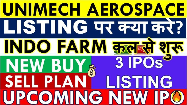 Unimech IPO Listing Day Strategy: Key Insights on Indo Farm IPO and Upcoming IPOs The stock market's performance often sways based on IPO activity and broader market trends. As of December 30th, the market witnessed notable volatility with IPO listings and announcements shaping investor sentiment. This article covers essential IPO insights, including strategies for listing day, details on Indo Farm IPO, and upcoming market events. Market Overview: A Day of Decline with IPO Listings in Focus On December 30th, the market experienced a downward trend, with indices like Sensex, Nifty, and Bank Nifty recording losses by closing. Although mid-cap indices showed resilience, small-cap stocks mirrored the broader market dip. Despite the market slump, three IPOs were listed – Sens Pharmaceuticals, Vent Hospitality, and Care India IPO. Key Highlights of IPO Listings: Sens Pharmaceuticals IPO: Investors saw a profit of nearly 53% upon opening, with shares surging past ₹900. Despite minor corrections, the stock held strong. Vent Hospitality IPO: Delivered an 11% gain, aligning with market expectations. The stock faced minor volatility but ended on a positive note. Care India IPO: Contrary to expectations, Care India IPO opened at a loss, underscoring limited demand. Investors who took the risk faced initial setbacks. Yamak Aerospace IPO Listing Strategy for December 31st Yamak Aerospace, set for listing on December 31st, marks the final IPO of 2024. Pre-market orders begin at 9:00 AM, with the listing scheduled for 10:00 AM. Investors can place orders during the pre-market window from 9:35 AM to 9:45 AM. Strategy Tips for Listing Day: Short-Term Traders: Secure profits at the first opportunity, as short-term IPO gains can be unpredictable. Long-Term Investors: Hold onto a few shares post-listing, as the aerospace and defense sector shows robust demand and growth potential. Indo Farm Equipment IPO: What Investors Should Know Indo Farm Equipment’s IPO is set to open on December 31st, extending into early January 2025. The IPO carries promising growth potential, backed by strong financials and positive market demand. Key Insights: GMP (Grey Market Premium): Currently hovering around 40%, indicating a healthy demand in the grey market. Sector Potential: Indo Farm operates in a niche segment, enhancing its appeal to investors seeking stability and growth. Investor Considerations: Apply or Wait? Investors must weigh the company’s growth trajectory and market cap before applying. With a current market cap nearing ₹4000 crore, it may rise to ₹7000-8000 crore post-listing, classifying it as a small-cap stock. Upcoming IPO: Quadrant Future Tech Slated to open between January 7th and 9th, Quadrant Future Tech’s IPO could become the first IPO of 2025. Operating in the railway automation sector, the company’s offerings align with critical infrastructure needs, making it a compelling investment. Quadrant Future Tech Highlights: Industry Focus: Specializes in train control and signaling, contributing to railway automation initiatives. Growth Prospects: The company’s involvement in railway modernization positions it for long-term growth. Market Trends and Portfolio Performance On December 30th, the market began positively, but by the end of the session, most indices recorded losses. Mid-cap indices remained stable, but small-cap indices faced pressure. Investor Takeaway: Monitoring market trends closely can guide decisions on whether to hold or sell IPO shares. Short-term dips often present long-term opportunities for patient investors. Final Thoughts: Strategic IPO Investments IPO investments offer lucrative opportunities but carry inherent risks. Investors should adopt a balanced approach, leveraging market analysis and personal risk assessments. The Indo Farm IPO and Quadrant Future Tech IPO reflect promising avenues for growth in 2025. What’s Your Strategy? Comment below and share your IPO investment strategies. Let us know if you plan to hold, sell, or buy into upcoming IPOs.