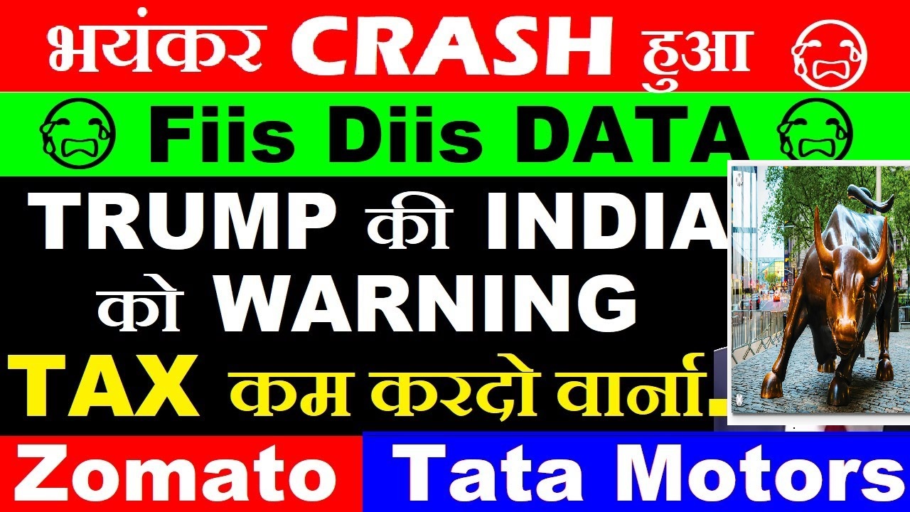 Zomato Outpaces Tata Motors, Trump’s Warnings to India and Brazil, and FII-DII Updates