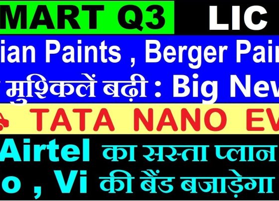 DMart Q3 Financial Performance, Tata Nano EV, and Challenges in the Paint Industry: A Comprehensive Analysis LIC's December Business Performance In December, LIC's new business premium collection exceeded ₹30,000 crores. However, compared to previous data, this represents a noticeable decline. Analysts have noted a drop in new business premiums, with collections not as robust as in earlier months. Tata Nano's Transition to Electric Vehicles Tata Nano, once introduced as the cheapest car, faced significant challenges due to its branding as a low-cost vehicle. The perception of being a "cheap" car led to negative market reception, overshadowing its innovative design intended for families transitioning from two-wheelers to cars. Despite its initial failure, recent discussions suggest a potential comeback of Tata Nano as an electric vehicle (EV). If launched at an estimated price of ₹2 lakhs, it could become a game-changer in the EV segment, considering the rising demand for affordable electric cars. Telecom Industry Updates: Airtel, Jio, and Vi The telecom sector is dominated by three major players: Airtel, Jio, and Vi. Despite offering competitive pricing, these companies have faced challenges due to increased tariffs. BSNL continues to attract price-sensitive customers with affordable plans. Recently, Airtel introduced emergency data plans starting at ₹11, providing short-term solutions for customers needing immediate recharge options. These plans offer limited data, catering to urgent requirements. DMart's Q3 Financial Results DMart's Q3 results were released later than usual, showing impressive growth. The total income for the quarter reached ₹15,996 crores, up from ₹14,500 crores in the previous quarter and ₹13,500 crores a year ago. The company's profitability before tax (PBT) stood at ₹995 crores, with a net profit (NPAT) of ₹724 crores, indicating a steady increase in both quarterly and yearly profits. Paint Industry: Competitive Dynamics Asian Paints and Berger Paints are facing increased competition from international players like AkzoNobel. AkzoNobel's potential exit from the Indian market has attracted interest from major domestic companies like JSW Group and Birla Group, aiming to acquire its assets. The acquisition could significantly enhance the market presence of the acquiring company, posing new challenges to established players like Asian Paints and Berger Paints. The paint industry's dynamics are shifting, with new entrants intensifying competition, necessitating strategic adjustments from existing leaders. Conclusion The evolving landscape in industries such as finance, automotive, telecom, and paint highlights the importance of strategic adaptability. Companies like Tata and DMart are poised to leverage market opportunities, while the paint industry's competition underscores the need for innovation and strategic acquisitions. As market dynamics continue to shift, businesses must remain agile to sustain growth and competitiveness.