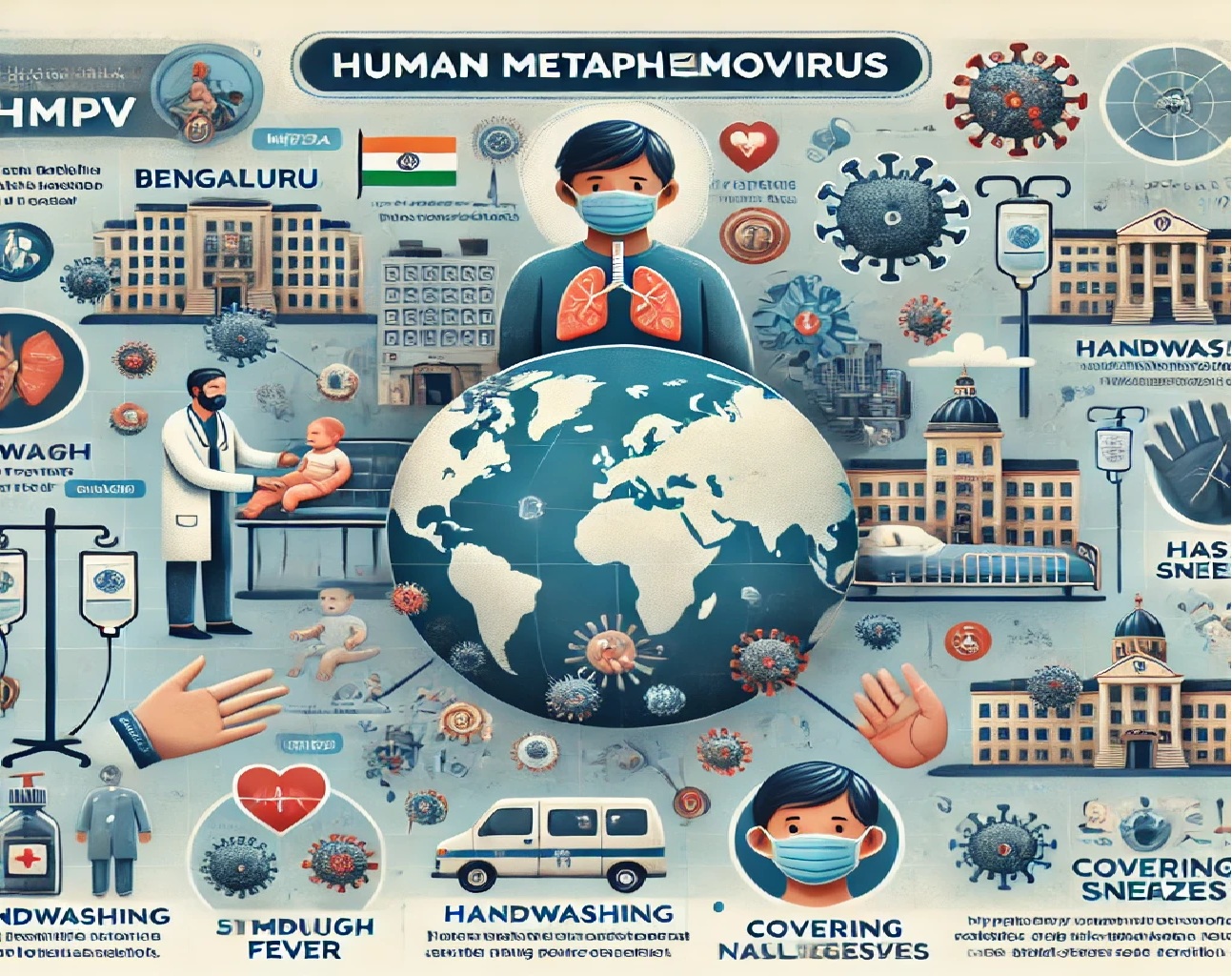 Human Metapneumovirus Cases HMPV in India Virus Symptoms, Transmission, and Prevention Tips