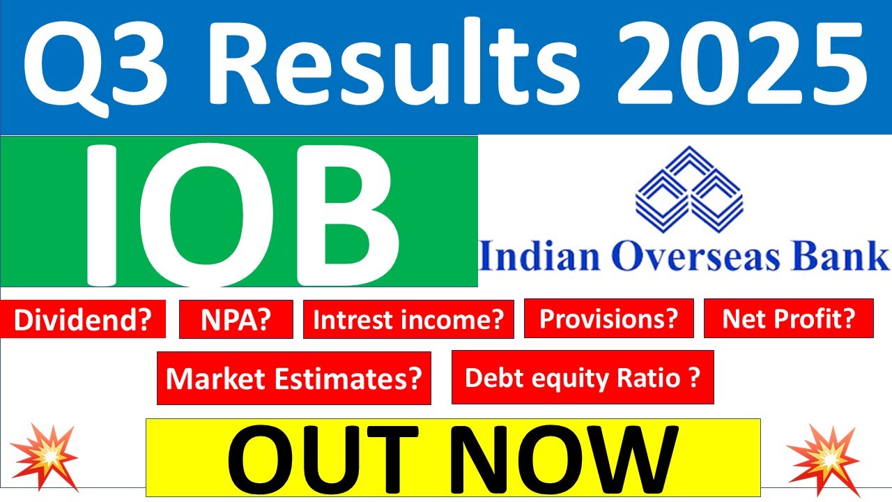 IOB Q3 Results 2025 Share News, and Market Insights