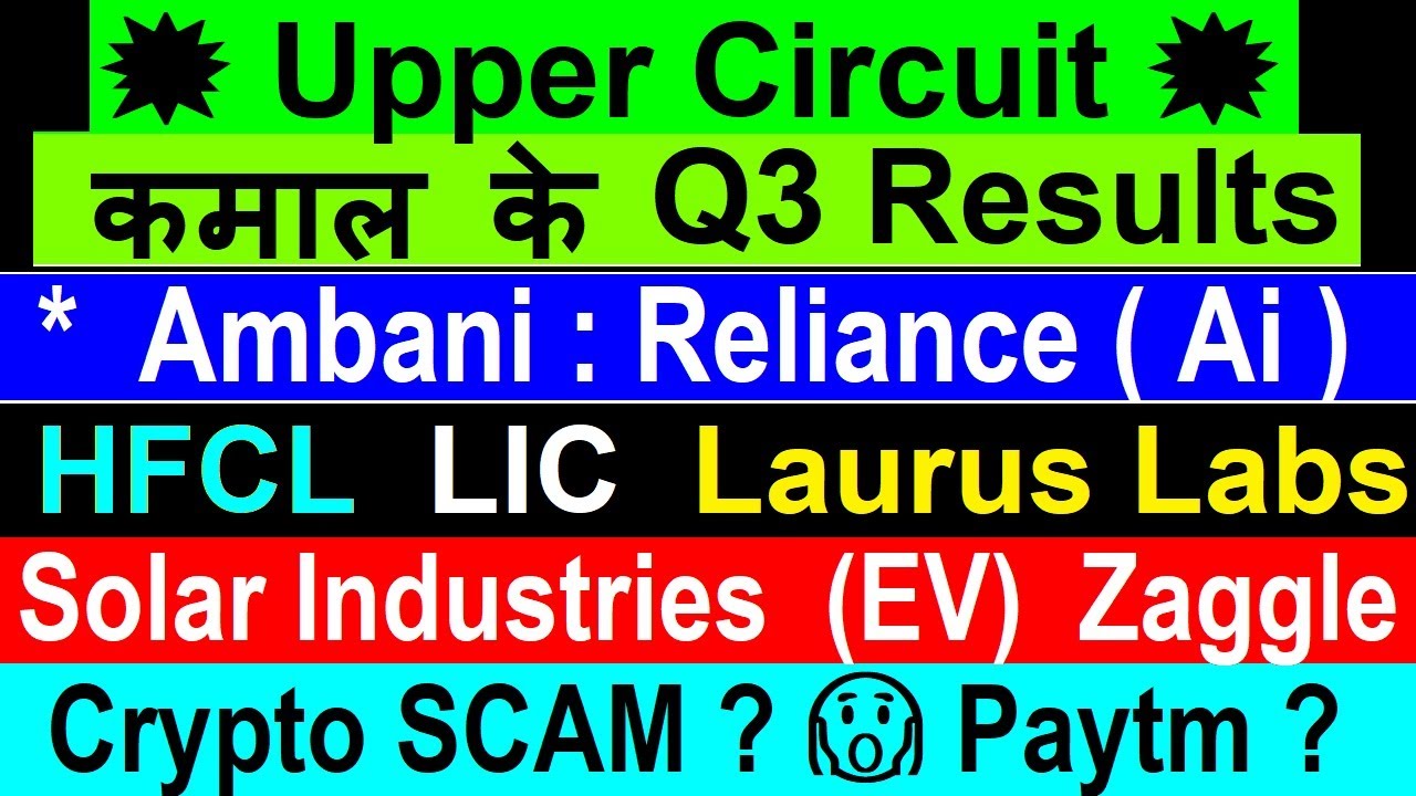 Insights into the Q3 Crypto Scam and Its Impact on Paytm, HFCL, LIC, Solar Industries, Reliance AI