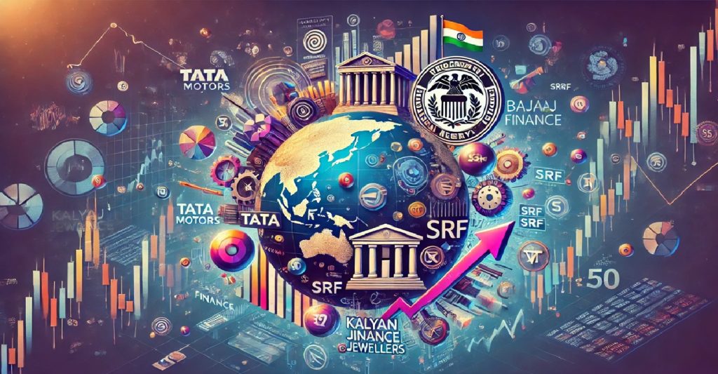 Interest Rate Cuts, Corporate Earnings, and Global Trends The financial markets have been buzzing with significant updates over the past few days. From key decisions on interest rates to corporate earnings reports, there's a lot to unpack. In this article, we delve deep into the major financial developments, including Nifty 50 updates, global market trends, and performances of major companies like SRF, Tata Motors, Bajaj Finance, and Kalyan Jewellers. Stay tuned for a comprehensive breakdown of the latest economic and market shifts. Nifty 50: A Day of Volatility Amid Expiry-Week Dynamics The Indian stock market, particularly the Nifty 50 index, showcased remarkable volatility. The day started on a strong note, creating optimism among traders. However, the market soon turned tumultuous, a common occurrence during the monthly expiry week. Initial Surge: The market opened with bullish momentum but saw sharp reversals by mid-day. Net Performance: Despite intraday swings, Nifty 50 managed a modest gain of approximately 100 points. Market Dynamics: Such fluctuations often occur as traders adjust positions during the expiry week. FII and DII Activity: A Tale of Contrasting Strategies Foreign Institutional Investors (FIIs) and Domestic Institutional Investors (DIIs) displayed contrasting trading behaviors: FII Selling Pressure: FIIs offloaded stocks worth ₹4,500 crores, adding to the recent selling spree. DII Support: DIIs, however, purchased stocks worth ₹2,100 crores, providing some stability to the market. SRF: A Positive Turnaround in the Chemical Sector SRF, a key player in the chemical industry, delivered an impressive quarterly performance despite the sector's recent slowdown: Revenue and Profit Growth: The company surpassed expectations with both quarterly and yearly performance metrics. Dividend Declaration: A declared dividend further boosted investor confidence. Bajaj Finance: Solid Growth Amid Rising NPAs Bajaj Finance released its quarterly earnings, revealing mixed results: Revenue and Profit: The company achieved better-than-expected growth in revenue and profitability. NPA Concerns: Despite strong financials, rising Non-Performing Assets (NPAs) created slight apprehensions among investors. Tata Motors: Disappointing Quarterly Results Tata Motors faced significant challenges as it reported below-par earnings: Missed Targets: Both revenue and profitability fell short of market expectations. Sectoral Headwinds: The auto sector's struggles, including rising discounts and lower demand, further pressured the stock. Global Markets: US and European Interest Rate Updates Global market trends significantly influenced investor sentiment: Federal Reserve Decision: The US Federal Reserve held interest rates steady, emphasizing a strong economy. European Central Bank: The ECB announced a 0.25% rate cut, marking its fifth such move this year to stimulate growth. Impact on Emerging Markets: These decisions bode well for emerging markets like India, attracting global capital. Kalyan Jewellers: Mixed Earnings Amid Market Pressure Kalyan Jewellers revealed its financial performance for the quarter: Revenue Growth: The company reported a 40% jump in revenue, reaching ₹7,286 crores. Profit Miss: Net profit rose 21% to ₹219 crores but fell short of the estimated ₹246 crores. Rising Expenses: Increased operational costs impacted the overall profitability. US Job Market: A Mixed Picture The US job market data added to the global economic narrative: Jobless Claims: Actual claims were lower than expected, highlighting the economy's resilience. Market Reaction: Despite positive economic indicators, markets remained cautious due to uncertainties around rate cuts. Key Takeaways and Market Outlook Indian Market Stability: The Indian stock market remains resilient, supported by domestic investor activity. Global Trends: Decisions by the Federal Reserve and ECB continue to influence global capital flows. Corporate Earnings: Mixed results from major companies highlight the need for cautious optimism. Investors should keep a close eye on upcoming MPC meetings, global economic indicators, and corporate earnings to navigate the current market landscape effectively.