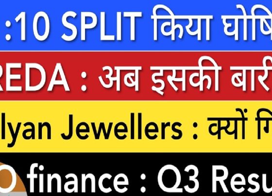 Kalyan Jewellers' Stock Plunge: Key Insights and Market Analysis Kalyan Jewellers' recent stock performance has left investors and analysts questioning the causes behind the decline. Coupled with significant updates from IREDA, Infosys, Jio Finance, NBCC, and other market movers, this detailed analysis explores the reasons for the fluctuations, providing a comprehensive understanding of the market's dynamics. Below, we break down critical updates, starting with Kalyan Jewellers and extending to other significant sectors and stocks. Kalyan Jewellers: Why the Stock Dropped Quarterly Performance Analysis Recent updates on Kalyan Jewellers' Q3 business performance indicate mixed outcomes. Despite an impressive 37% growth in income, the company's profit margins and EPS (Earnings Per Share) have significantly declined. For instance: Q2 Margins Shrinkage: The company saw a sharp contraction in operating margins, raising concerns about its financial stability. Industry Comparison: Kalyan Jewellers' return ratios rank among the lowest in the jewelry industry, making it less competitive. Exchange Restrictions A significant factor behind the stock's decline is its inclusion in the F&O (Futures and Options) segment ban. This restriction was due to its market-wide position limit (MWPL) surpassing 95%, a technical parameter that limits speculative trading. The stock will only exit the ban once the MWPL falls below 80%. Historical Trends The stock recently hit its six-month low, leading to heightened caution among investors. Historically, the Rs. 500 resistance level has provided a strong support base. However, should this level break, the stock could dip to Rs. 400 or Rs. 450. Infosys Crash: What's Behind the Dip? Infosys shares experienced a notable decline of 5.6% in a single session. This drop, while significant, was not entirely unexpected: Market Sentiments: High expectations from Infosys' quarterly results and profit-booking led to the crash. Brokerage Targets: Despite the dip, global brokerages, including Morgan Stanley and Bank of America, remain optimistic with target prices ranging from Rs. 2,150 to Rs. 2,350. Correction as Opportunity: The stock's correction is seen as a natural phase, paving the way for new investors and institutional players. NBCC Stock Soars by 85%: What's Fueling the Surge? Order Inflows and Market Sentiment NBCC has been a standout performer, registering an 85% increase in stock value. Major contributing factors include: Recent Orders: Securing contracts worth Rs. 3,500 crore and Rs. 450 crore within a short span has bolstered investor confidence. Momentum Building: The stock's movement over the last three days highlights positive sentiment in anticipation of long-term gains. Lesson for Investors It's common for large orders to initially have little visible impact on a stock's price. However, these contracts often yield long-term benefits, as seen in NBCC's case. Optimism Around Jio Financial Services Jio Financial Services has continued to capture attention due to its strategic positioning in the Indian financial sector: Growth Potential: Analysts expect strong growth given its robust backing from Reliance Industries. Recent Performance: Despite slight volatility, the stock closed positively with a marginal gain of 0.70%, reflecting overall market confidence. IREDA: Government-Backed Growth The Indian Renewable Energy Development Agency (IREDA) remains at the forefront of India's renewable energy push: Strategic Initiatives: New funding and project announcements have propelled IREDA's outlook. Renewable Sector Growth: With India's focus on renewable energy, IREDA is poised for sustained long-term growth. Insights from Other Stocks Optimus Finance Stock Split Announcement: The company declared a 1:1 stock split, enhancing liquidity and accessibility for retail investors. Recent Returns: Over five years, Optimus Finance delivered over 1,200% returns, underscoring its long-term potential. IT Sector Overview Mixed Bag: While Infosys faced a setback, other IT players continue to show resilience, with brokerages maintaining positive sentiments for the sector. IPO Market Updates Several IPOs have generated buzz, including: Landmark Immigration IPO: Trading at a premium of Rs. 25. Lakshmi Dental IPO: Garnering strong interest with oversubscription levels exceeding 100 times. Key Takeaways for Investors Volatility is Opportunity Market corrections and stock-specific declines, such as those seen in Infosys and Kalyan Jewellers, often pave the way for long-term opportunities. Investors are advised to: Analyze Fundamentals: Focus on companies with strong financials and growth potential. Stay Updated: Regularly review brokerage reports and market updates to identify trends. Sectoral Outlook Renewable Energy: The government's focus on sustainability positions renewable energy stocks like IREDA for exponential growth. Infrastructure: NBCC's success underscores the importance of monitoring order inflows and project execution. Conclusion The recent market activity highlights the complex interplay of company-specific performance, macroeconomic factors, and market sentiment. For long-term success, investors must adopt a balanced approach, leveraging corrections as entry points while staying cautious of speculative risks.