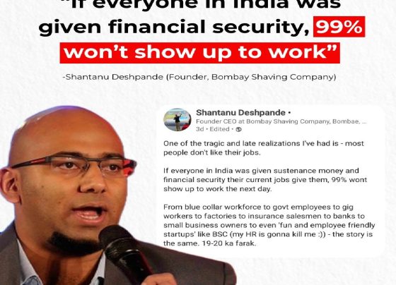 India’s Workforce: Struggling with Job Dissatisfaction Deshpande’s post laid bare a reality many silently endure: job dissatisfaction is rampant across professions in India. From blue-collar workers and government employees to gig economy participants and even those in “fun and employee-friendly startups,” the narrative remains consistent. He described this widespread discontent as a “19-20 ka farak” scenario, emphasizing the minimal difference in experience across diverse job roles. According to Deshpande, most employees begin their professional journeys with nothing and are compelled to work to support their families. He termed this compulsion as "majboori" (helplessness), highlighting the systemic pressures that force people into roles they may not find fulfilling. The “Dangling Carrot” Work Culture The CEO drew a powerful analogy between India’s work culture and a “dangling carrot” system. He critiqued the long-standing societal norm of demanding employees spend extended hours away from their families, driven by the lure of financial security. “For over 250 years, this model has shaped nations, justifying the endless hours employees dedicate to their jobs,” he wrote. However, Deshpande admitted to questioning the inequity of this structure. The psychological toll of this system, he noted, often goes unnoticed as employees bear their invisible burdens with a stoic smile. The Stark Wealth Disparity in India In his post, Deshpande shifted focus to another pressing issue: the wealth gap in India. According to him, 2,000 families in India control 18% of the nation’s wealth. This concentration of economic power, he argued, highlights a troubling inequity. Deshpande also criticized the tax contributions of these wealthy families, stating that they collectively contribute less than 1.8% of the nation’s taxes. While acknowledging the role of self-made billionaires, he questioned whether the “work hard and climb up” narrative holds relevance for the masses, given the small denominator of success stories. A Call for Compassionate Leadership The Bombay Shaving Company CEO concluded his post with a heartfelt appeal to those in privileged positions. Acknowledging the difficulties faced by most workers, he urged leaders and resourceful individuals to adopt a compassionate approach. “Life is very hard for most people,” Deshpande wrote. “If you are privileged, be kind, generous, and push as many people up as you can.” The Broader Implications of Deshpande’s Reflections Deshpande’s remarks raise crucial questions about the future of work in India. The pervasive dissatisfaction among employees underscores the need for systemic change. Workplaces must focus on creating more meaningful, equitable environments that prioritize employee well-being over relentless productivity. The critique of wealth disparity also calls for policy interventions to address inequity and ensure a fairer distribution of resources. By fostering a culture of empathy and inclusion, leaders can contribute to a more balanced and fulfilling professional landscape. Conclusion: A Mirror to Society Shantanu Deshpande’s LinkedIn post has done more than just spark a debate—it has held up a mirror to India’s societal and economic structures. As conversations about work culture and wealth inequality gain momentum, his words serve as a reminder that change begins with awareness and compassion. For India to truly thrive, it must create a workforce that is not just financially secure but also mentally and emotionally fulfilled.
