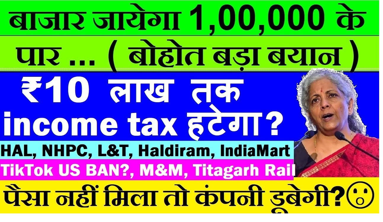 The Stock Market and Tax Updates SENSEX to Tax Relief Proposals