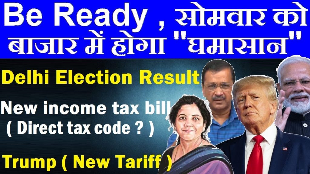 The Indian stock market is bracing for significant turbulence as three critical events converge: the Delhi Election Results, the introduction of a New Income Tax Bill, and renewed global trade tensions sparked by Donald Trump’s tariff policies. This trifecta of developments promises to shape market trends, investor sentiment, and economic strategies in the coming weeks. In this comprehensive analysis, we unpack these events, their implications, and actionable insights for investors. 1. New Income Tax Bill: Key Changes and Market Reactions Cabinet Approval Sets the Stage The Union Cabinet’s recent approval of the New Income Tax Bill has sent ripples through financial circles. Designed to replace the existing Direct Tax Code (DTC), the bill aims to simplify tax structures, revise income slabs, and align India’s taxation system with global standards. While specifics remain under wraps, experts speculate that the bill could introduce progressive tax rates, incentivize investments, and streamline compliance. Parliamentary Debate and Investor Sentiment The bill is slated for presentation in Parliament next week, where debates will likely focus on its impact on middle-class taxpayers, corporate entities, and foreign investors. Market analysts warn that uncertainty around the bill’s final form may trigger short-term volatility. However, clarity post-approval could bolster long-term confidence, especially if the reforms favor disposable income growth and corporate profitability. Preparing for Tax-Driven Volatility Investors should monitor sectors sensitive to tax reforms, such as FMCG, real estate, and banking. A favorable tax regime could spur consumer spending, while stringent measures might dampen sentiment. Historical data suggests that markets often react sharply to tax policy shifts, making this a pivotal moment for portfolio adjustments. 2. Delhi Election Results: Political Stability and Economic Implications BJP’s Landslide Victory: A Market-Friendly Outcome The Delhi Assembly Election Results, announced on Saturday, saw the BJP securing a decisive majority with 48 seats, while the AAP trailed with 22. Markets typically favor political stability, and this outcome aligns with the central government’s policies, reducing the risk of legislative gridlock. Why Markets Prefer Majority Governments A clear majority ensures smoother policy implementation, critical for infrastructure projects, labor reforms, and FDI inflows. The BJP’s dominance at both central and state levels minimizes bureaucratic delays, fostering a conducive environment for economic growth. Sectors like infrastructure, renewable energy, and manufacturing are poised to benefit. No Negative Spillover Expected Despite initial concerns, the election outcome hasn’t introduced political friction. With the AAP’s reduced influence, investors anticipate continuity in Delhi’s governance, particularly in initiatives like smart city projects and public transport upgrades. This stability is likely to cushion markets against election-driven volatility. 3. Trump’s Tariff Threats: Global Trade Tensions Resurface Reciprocal Tariffs: A Trade War Redux? Former U.S. President Donald Trump’s announcement of reciprocal tariffs on imports has reignited fears of a global trade war. The policy targets countries imposing high tariffs on U.S. goods, with India potentially facing retaliatory measures on sectors like textiles, pharmaceuticals, and IT services. Impact on Indian Markets Indian exporters, particularly in the $100 billion IT sector, could face margin pressures if tariffs escalate. However, domestic-focused industries like cement, utilities, and healthcare may remain insulated. Investors should track U.S.-India trade negotiations and hedge export-heavy portfolios. Lessons from 2018 During Trump’s previous tenure, tariffs triggered a 12% correction in the Nifty 50. While markets eventually recovered, the episode underscores the need for diversification. Analysts advise increasing exposure to defensive stocks (e.g., consumer staples, utilities) and gold as a hedge. 4. Currency Volatility and RBI’s Strategic Moves Rupee Under Pressure: RBI’s Balancing Act The Indian rupee has hovered near ₹83/USD, driven by dollar outflows and rising crude prices. New RBI Governor Sanjay Malhotra faces the dual challenge of stabilizing the rupee without stifling growth. Recent MPC meetings hint at cautious forex interventions and liquidity management. Sector-Specific Risks A weaker rupee benefits IT and pharma exporters but raises import costs for energy and electronics firms. Investors in sectors like aviation (fuel-dependent) and electronics (component imports) should brace for margin squeezes. 5. Expert Strategies to Navigate Market Uncertainty 1. Rebalance Portfolios Shift toward sectors resilient to political and trade shocks: healthcare, utilities, and consumer goods. 2. Monitor Tax Reforms Stay updated on parliamentary debates around the New Income Tax Bill. Tax-friendly policies could boost equities, while complex regulations may favor bonds. 3. Hedge Against Currency Risks Consider currency-hedged ETFs or diversifying into multinational corporations with USD revenues. 4. Leverage Technical Analysis Identify support/resistance levels for Nifty (e.g., 18,200 support) and Bank Nifty (42,500 resistance) to time entries/exits. Final Thoughts: Stay Informed, Stay Agile The convergence of domestic policy shifts, political outcomes, and global trade dynamics demands vigilance. While short-term volatility is inevitable, long-term investors can capitalize on dips in high-quality stocks. Keep an eye on RBI’s policy moves, U.S. trade negotiations, and parliamentary sessions to stay ahead of the curve. Pro Tip: Watch our detailed video analysis on the New Income Tax Bill and Trump’s tariff policies for deeper insights (links in the description). By understanding these interconnected factors, investors can transform market chaos into strategic opportunities. Remember, informed decisions are your best defense against uncertainty. Disclaimer: This article is for informational purposes only. Consult a financial advisor before making investment decisions.