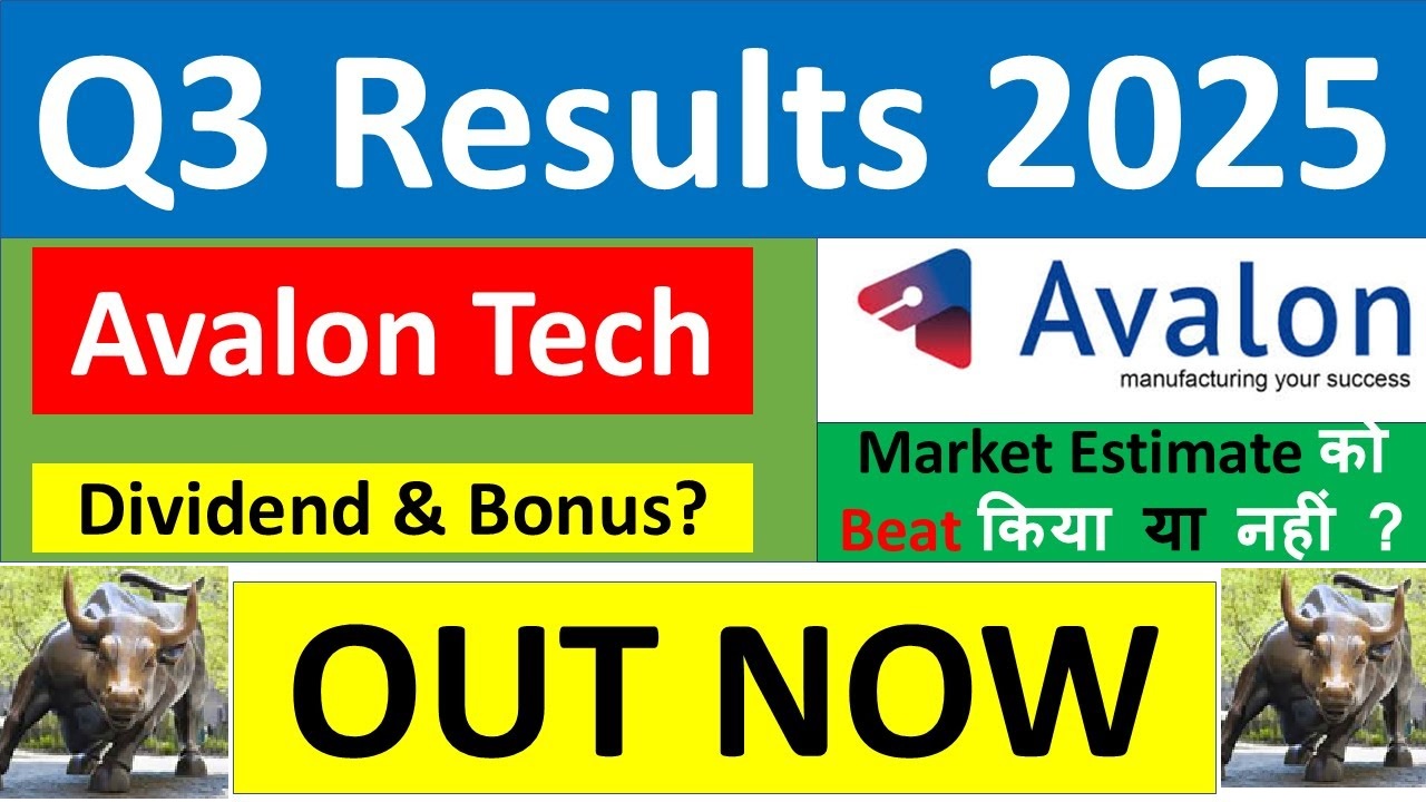 Avalon Technologies Q3 Results 2025 Share price, Revenue and Profit