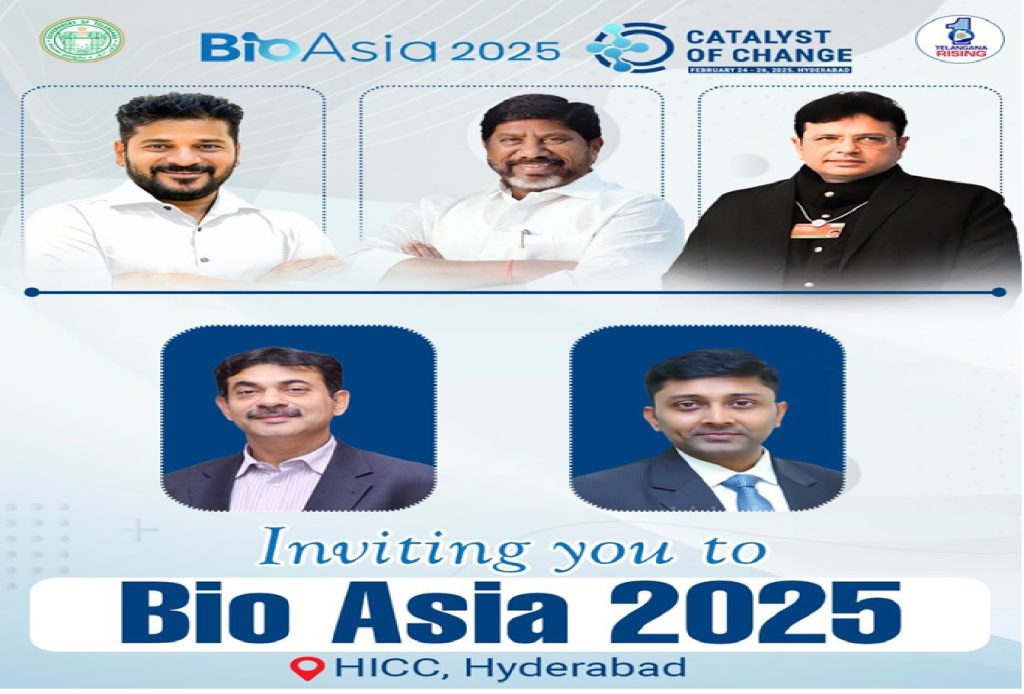 BioAsia 2025: Transforming Global Healthcare through Innovation and Collaboration in Telangana The world of healthcare and life sciences is set to converge in Hyderabad as BioAsia 2025 prepares to unfold a universe of opportunities. Recognized as Asia’s largest global life sciences and healthcare conference, this two-day event at the Hyderabad International Convention Center (HICC) on February 25–26 will bring together 3,000 delegates from 50 countries, including industry leaders, innovators, and policymakers. With the theme “Catalyst of Change: Expanding Global Healthcare Frontiers,” BioAsia 2025 aims to redefine the future of healthcare through cutting-edge technology, international partnerships, and groundbreaking innovations. Telangana’s Rise as a Global Healthcare Powerhouse Telangana has cemented its position as a global hub for healthcare innovation, boasting world-class infrastructure in biotechnology, pharmaceuticals, and medical research. Hosting BioAsia 2025 reinforces the state’s commitment to driving progress in life sciences. The conference will highlight Telangana’s strategic initiatives, such as its Pharma City and Genome Valley, which attract billions in investments annually. By fostering collaboration between startups, academia, and industry giants, Telangana is poised to lead the next wave of healthcare advancements. Key Themes Shaping BioAsia 2025 This year’s agenda focuses on transformative trends reshaping healthcare: Artificial Intelligence (AI) in Healthcare: Exploring AI-driven diagnostics, drug discovery, and personalized medicine. Biopharmaceuticals & Advanced Therapies: Delving into mRNA vaccines, cell therapies, and biosimilars. Digital Health Revolution: Showcasing telemedicine, wearable tech, and AI-powered health platforms. Sustainable Healthcare Models: Addressing climate-resilient systems and affordable care solutions. Innovation Zone: Launchpad for Disruptive Startups A cornerstone of BioAsia 2025 is the Innovation Zone, where 80 handpicked startups from 700 applicants will showcase breakthroughs in medtech, biotech, and digital health. Selected for their potential to revolutionize patient care, these startups will gain exposure to investors, mentors, and global markets. Past editions have seen success stories like AI-based cancer detection tools and portable dialysis devices—proof of BioAsia’s role as a catalyst for commercialization. Global Leaders Driving the Conversation BioAsia 2025 features an unparalleled lineup of speakers, including: Chief Minister A. Revanth Reddy: Outlining Telangana’s vision for life sciences dominance. Union Minister Piyush Goyal: Discussing India’s role in the global bio-economy. Dr. Krishna Ella (Bharat Biotech): Sharing insights on vaccine innovation. Robert A. Broadway (Amgen CEO): Exploring biopharma trends. Prof. Patrick Tan (Genome Institute of Singapore): Unpacking genomics advancements. A CEO Conclave with heads of Novartis, Medtronic, and Laurus Labs will tackle challenges like regulatory hurdles and supply chain resilience. Why BioAsia 2025 Matters for Stakeholders Investors: Discover high-potential startups and emerging markets. Healthcare Professionals: Gain insights into AI, precision medicine, and telehealth. Policymakers: Shape strategies for equitable healthcare access. Researchers: Network for cross-border collaborations. Telangana’s Strategic Vision for 2030 Beyond the conference, Telangana aims to double its pharmaceutical exports and establish 500+ startups by 2030. Initiatives like the Telangana AI Mission and partnerships with global universities will fuel R&D in areas like rare disease therapeutics and green manufacturing. Conclusion: Join the Healthcare Revolution BioAsia 2025 isn’t just a conference—it’s a movement toward a healthier, more connected world. Whether you’re a startup founder, investor, or healthcare leader, this event offers unmatched opportunities to learn, collaborate, and innovate. As Telangana cements its legacy in life sciences, BioAsia 2025 stands as a testament to the power of global cooperation in overcoming humanity’s greatest health challenges. Mark your calendars for February 25–26 in Hyderabad, and be part of the change!