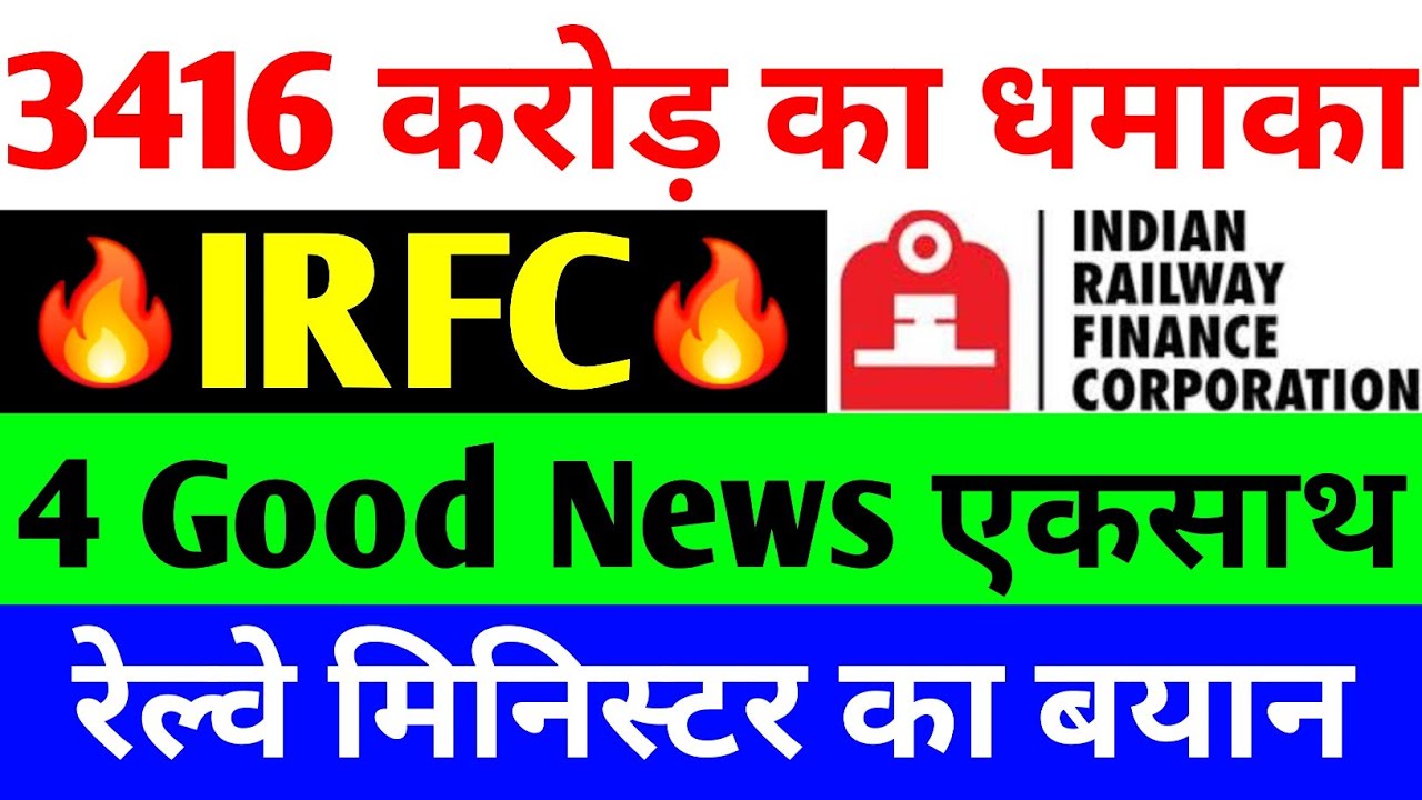 IRFC Share News and Big Updates on Indian Railway Finance Corporation