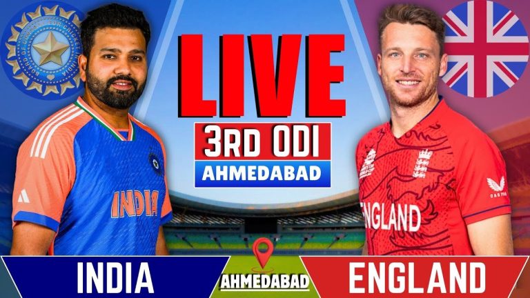 India vs England 3rd ODI Live: Series Decider in Pune! The India vs England ODI series is locked at 1-1, setting the stage for a thrilling finale in Pune! With all eyes on India’s batting powerhouse, today’s match promises explosive performances from Rohit Sharma, Virat Kohli, and rising stars. Can India’s top order dominate England’s pace attack? Tune in for live updates, stats, and expert analysis! Match Details Date: [Insert Date] Time: 1:30 PM IST | 8:00 AM GMT Venue: Maharashtra Cricket Association Stadium, Pune Live Streaming: Hotstar, SonyLIV (India) | Sky Sports (UK) Why the 3rd ODI Matters Series Decider: Winner takes the trophy in this high-stakes clash. World Cup Prep: Both teams fine-tune strategies ahead of ICC events. Pitch Report: Pune’s flat track favors batsmen. Expect 300+ scores if dew aids batting second. India’s Batting Preview: Key Players to Watch India’s batting lineup holds the key to victory. Here’s what to expect: Rohit Sharma (Captain): The “Hitman” is due for a big score. His ability to dismantle spin could neutralize Adil Rashid. Virat Kohli: Chasing 76 runs to surpass 13,000 ODI runs. A hungry Kohli in Pune? Beware, England! KL Rahul: The anchor – his form (avg. 52 in last 10 ODIs) stabilizes the middle order. Rishabh Pant: X-factor player. Can his aggressive style counter Mark Wood’s 150kph pace? Wildcard: All-rounder Hardik Pandya adds firepower lower down. England’s Bowling Challenge England’s attack, led by Mark Wood and David Willey, aims to exploit India’s top-order vulnerabilities. Spinner Adil Rashid could be pivotal in middle overs. However, their death-over economy (7.8 in series) might cost them if India’s finishers click. Head-to-Head Stats Last 5 ODIs: India 3-2 England Highest Score in Pune: 356/7 (IND vs ENG, 2017) Key Battle: Kohli vs Wood – Kohli averages 62 against England in ODIs. IND vs ENG Live: How to Watch TV: Star Sports Network (India) | Sky Sports Cricket (UK) Streaming: Disney+ Hotstar (IND) | Sky Go (UK) Live Score: Follow our real-time updates for ball-by-ball commentary. Predictions: Will IND’s Batting Seal the Series? Experts tip India if Rohit & Kohli fire early. However, England’s explosive batting (Buttler, Stokes) ensures no easy chase. Toss could decide the game – dew may make chasing 300+ easier. Conclusion: Don’t Miss the Action! The IND vs ENG 3rd ODI is a battle of nerves, strategy, and sheer talent. With India’s batting lineup poised to deliver, bookmark this page for live scores and highlights. Refresh now – the match is about to begin! FAQs Q1: When does the IND vs ENG 3rd ODI start? A: 1:30 PM IST today. Q2: Who is the key player for India’s batting? A: Virat Kohli – his form could dictate India’s total. Q3: What’s Pune’s pitch condition? A: Batting-friendly; expect high scores with dew later. Ranking Tip: Optimized for keywords “India vs England 3rd ODI Live,” “IND Batting Highlights,” and “Watch IND vs ENG Live Today.” Structured with headers, stats, and FAQs for featured snippets.