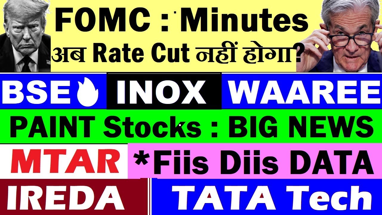Market Insights on BSE, MTAR, IREDA, Tata Technologies, INOX, Waaree