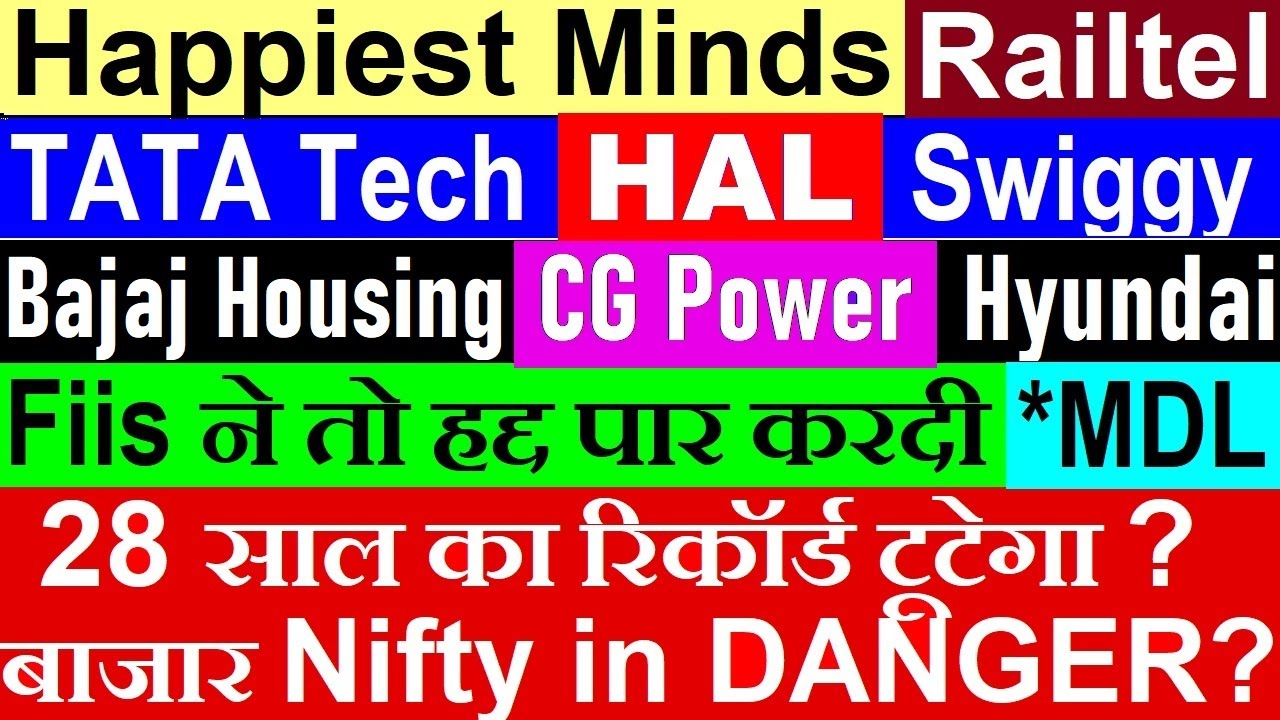 Nifty 50 Critical Juncture and Key Players like RailTel, HAL, and Tata Tech