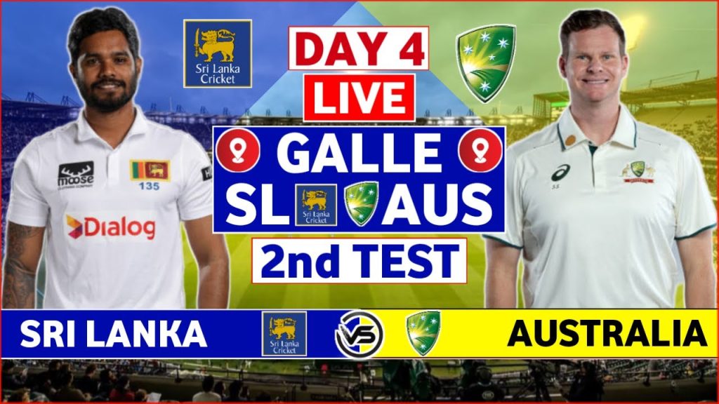 Sri Lanka vs Australia 2nd Test 2025 Day 4 Live Streaming: When and Where to Watch the Action Live The much-anticipated fourth day of the second Test match between the Sri Lanka National Cricket Team and the Australia National Cricket Team is set to unfold today, February 9, 2025, at the Galle International Stadium. At the end of Day 3, Sri Lanka had posted 211 runs for 8 wickets in 62.1 overs, securing a 54-run lead over Australia. Kusal Mendis remains unbeaten at 48 runs, while veteran Angelo Mathews contributed 76 runs before getting dismissed. On the Australian side, Matthew Kuhnemann emerged as the top bowler, claiming four wickets, while Nathan Lyon secured three wickets. With Sri Lanka holding a slim lead, the fourth day promises intense cricketing action as the hosts strategize to set a formidable target for Australia. Sri Lanka vs Australia 2nd Test 2025 Day 4: Match Details Date: Sunday, February 9, 2025 Time: 10:00 AM IST Venue: Galle International Stadium, Sri Lanka Where to Watch Sri Lanka vs Australia 2nd Test Day 4 Live? Cricket enthusiasts can catch the live action of the Sri Lanka vs Australia 2nd Test 2025 Day 4 through multiple broadcast and streaming platforms: TV Broadcast The live telecast of the match will be available in India on Sony Sports Network channels. Online Live Streaming Fans can stream the game live on: SonyLIV App FanCode App & Website These platforms ensure that cricket lovers can enjoy uninterrupted coverage of this thrilling encounter from anywhere in the world. Sri Lanka vs Australia 2nd Test 2025: Playing XIs Sri Lanka Playing XI: Pathum Nissanka Dimuth Karunaratne Dinesh Chandimal Angelo Mathews Kamindu Mendis Dhananjaya de Silva (C) Kusal Mendis (WK) Ramesh Mendis Prabath Jayasuriya Nishan Peiris Lahiru Kumara Australia Playing XI: Usman Khawaja Travis Head Marnus Labuschagne Steve Smith (C) Josh Inglis Alex Carey (WK) Beau Webster Cooper Connolly Mitchell Starc Matthew Kuhnemann Nathan Lyon Day 4: What to Expect? With Sri Lanka holding a narrow lead, the fourth day will be crucial in determining the course of the Test match. If Sri Lanka’s lower order manages to add a few more runs to their total, they could put Australia under pressure while defending. However, with Nathan Lyon and Matthew Kuhnemann in fine form, Australia will be eager to wrap up Sri Lanka's innings quickly and chase down the target. For Australia, the top-order batsmen—Usman Khawaja, Marnus Labuschagne, and Steve Smith—will play a key role in ensuring a solid start if they are to chase down Sri Lanka’s lead successfully. Meanwhile, Sri Lanka’s spin attack, led by Prabath Jayasuriya and Ramesh Mendis, will be looking to exploit the Galle pitch conditions to put the visitors under pressure. Final Thoughts The Sri Lanka vs Australia 2nd Test 2025 is reaching its climax, with both teams eyeing a strong finish on Day 4. Cricket fans can expect an exhilarating contest as Sri Lanka fights to extend their lead while Australia looks to take control of the match. Be sure to tune in to Sony Sports Network, SonyLIV, or FanCode to catch all the live action and witness another exciting day of Test cricket. Stay tuned for more updates and post-match analysis as the game progresses!