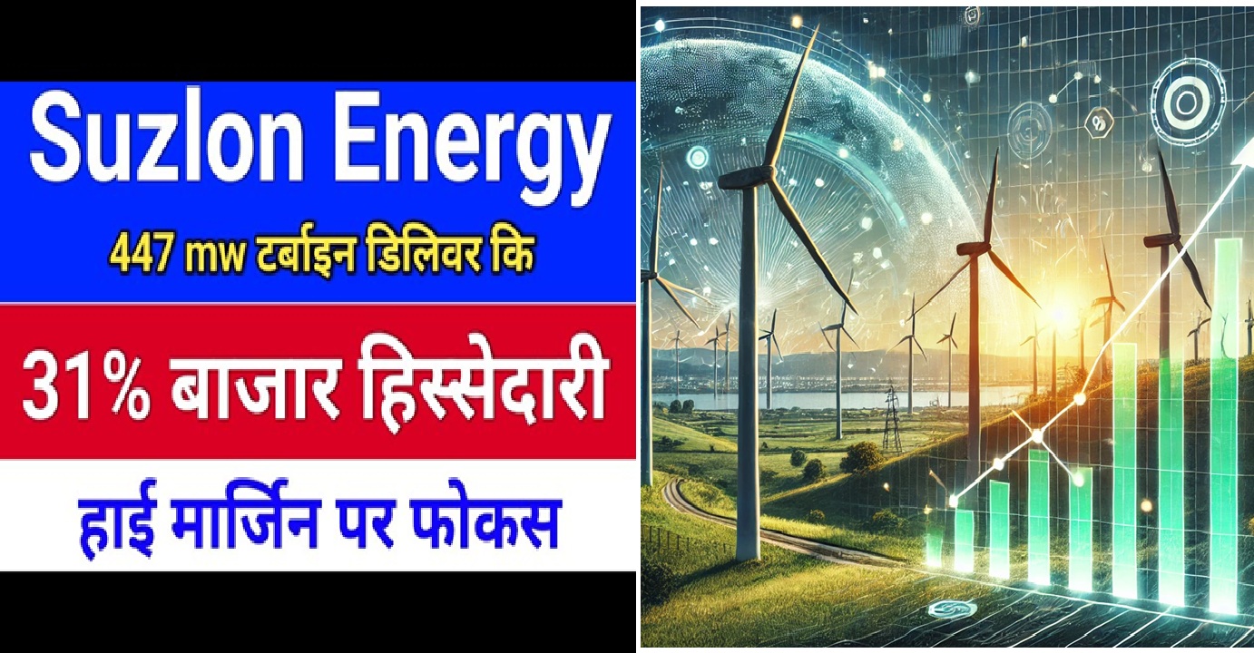 Suzlon Energy Share Strong Growth, 31% Market Share & 447 MW Delivery