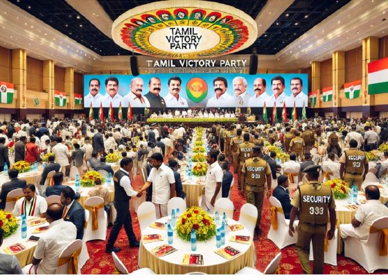 The Tamil Victory Party (TVP) has enforced a strict no-mobile policy at its second-anniversary event, held at the Four Points Resort near Mamallapuram. Attendees, including party administrators and members, are required to surrender their phones at the entrance, where they are stored in sealed bags with token-based retrieval. Party officials claim this measure aims to prevent video recording during TVP leader Vijay’s speech, ensuring complete focus on the discussions. Entry Restrictions and Controlled Access Only individuals with official passes are permitted entry into the venue. Even party administrators without valid passes are being denied access. Furthermore, all attendees were required to be seated inside the conference hall by 8:30 AM, with the event commencing sharply at 10:00 AM. To ensure punctuality, TVP leader Vijay departed from his residence and arrived at the resort on time. Other key attendees include General Secretary Anand, Election Strategist Prashant Kishor, John Arockiasamy, and Election Division General Secretary Aadhav Arjuna. Citywide Promotion and Political Messaging As part of the celebration, banners welcoming Vijay have been placed along Mamallapuram’s main roads. Many of these banners contain slogans targeting both the ruling Dravida Munnetra Kazhagam (DMK) and the Bharatiya Janata Party (BJP), reflecting TVP’s critical stance toward these political parties. Additionally, reports suggest that Vijay is set to launch a signature campaign against state and central government policies under the slogan “Get Out.” Grand Vegetarian Feast for Attendees Understanding the importance of hospitality, TVP has arranged an elaborate vegetarian feast for its members. A total of 21 varieties of food have been prepared, catering to the diverse tastes of attendees from various Tamil Nadu districts. Organizers emphasize that vegetarian cuisine was chosen to ensure attendees' health and well-being during the event. Strict Mobile Phone Ban and Additional Security Measures To reinforce the mobile phone ban, attendees must deposit their devices outside the venue in token-secured storage. Phones are carefully bundled and secured using rubber bands inside designated bags. Only after the event concludes can members retrieve their devices by presenting their assigned tokens. Party officials insist that this policy is in place to prevent unauthorized video recording and ensure complete focus on discussions. Additionally, TVP has imposed further security measures, restricting attendees from carrying bags, electronic devices, or other personal items into the venue. Some members have voiced concerns over potential screen scratches on their phones due to the storage method, but the party has stood firm on its policies. Grand Welcome for TVP Leader Vijay Upon arriving at the venue, Vijay was warmly welcomed by TVP General Secretary Bussy Anand, who presented him with a bouquet. Following this, Election Strategist Prashant Kishor, a key figure in TVP’s political planning, also extended his greetings. Conclusion: A Politically Charged Event with Tight Regulations TVP’s second-anniversary event underscores the party’s efforts to maintain a highly disciplined and secure environment. By eliminating distractions such as mobile phones and imposing strict entry regulations, the party aims to ensure the smooth execution of its political agenda. With banners, slogans, and a new signature campaign, TVP has reinforced its position as a significant player in Tamil Nadu’s political landscape. However, these rigid policies and restrictions have sparked mixed reactions among attendees, raising questions about the balance between control and accessibility in modern political gatherings.