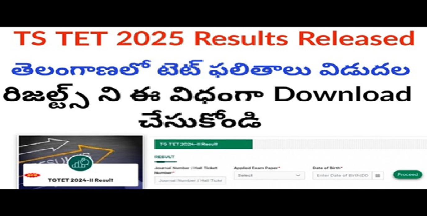 Telangana TET 2025 Notification, Exam Details, and Results Announcement