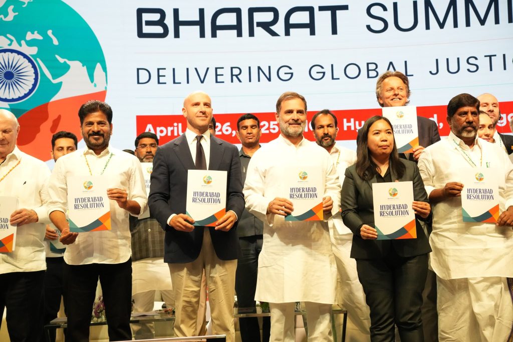 The Hyderabad Resolution, adopted at the Bharat Summit on April 26, 2025, marks a pivotal moment for progressive movements worldwide. It outlines a bold vision for tackling systemic inequalities, environmental crises, and social injustices while fostering global cooperation. This article reimagines the resolution’s key points, offering a comprehensive guide to delivering global justice through actionable strategies. By focusing on equity, sustainability, and democratic reform, we aim to inspire a world where fairness and humanity thrive. The Urgency of Global Justice: Why It Matters Now Global justice is no longer an abstract ideal—it’s a pressing necessity. Today’s world grapples with interconnected challenges: economic disparities, climate emergencies, and political oppression. The Hyderabad Resolution, born from the Bharat Summit, emphasizes that justice weaves together these issues with solutions rooted in solidarity, equality, and freedom. Progressive forces, including social-democratic, socialist, and labor movements, unite under this banner to address the polycrisis threatening humanity. The resolution condemns terrorism in all forms, particularly by state actors, and highlights the rise of far-right autocracies that undermine democracy. It also calls out the failure of multilateral agreements to prioritize gender equality and civil rights, noting how these shortcomings deepen inequalities and fuel climate crises. By standing with silenced progressive movements and rejecting autocratic misuse of law, the resolution sets a clear path forward: a world that is multilateral, just, and sustainable. Reimagining Governance for Fairness and Accountability Governance shapes every aspect of society, from economic systems to digital frameworks. The Hyderabad Resolution demands a restructuring of public and political influence to ensure fairness, accountability, and the protection of human rights and dignity. This begins with dismantling exploitative systems and enacting progressive policies that deliver justice across all realms of life. Progressive forces pledge to engage political systems based on universal principles, legitimate interests, and international law. They commit to honoring historical grievances while placing humanity—not capital—at the center of governance. By linking arms with diverse national and international forces, these movements aim to realize programs that prioritize people over profit. In India and beyond, the resolution recognizes universal values like freedom and democracy as the foundation for global progress. Economic Equality: A New Paradigm for Shared Prosperity Economic inequality remains one of the greatest barriers to global justice. The resolution outlines a transformative approach to economic systems, focusing on equity, opportunity, and sustainability. Here’s how progressive forces plan to reshape the economic landscape: Drive Equitable Economic Systems: Progressive movements advocate for systems that elevate living standards for all, safeguard the vulnerable, and eradicate generational poverty. This includes ensuring equal opportunities in education, housing, and technology. Implement Progressive Taxation: A key strategy involves upholding wealth taxes to fund equitable redistribution. Strengthening welfare systems ensures that no one is left behind, particularly in times of crisis. Prioritize Fair Trade and Globalization: The resolution calls for a balanced economic deal that promotes fair trade policies, democratic control over resources, and globalization that benefits all nations—not just the wealthy few. Enhance Social Control of Infrastructure: Life-sustaining infrastructures like food, water, energy, and digital systems must be managed effectively through public oversight. This ensures access for all, not just the privileged. By rejecting structures that enable corporate monopolies, crony capitalism, and wealth sequestration in tax havens, progressive forces aim to rebuild an economy that works for everyone. Environmental Justice: Safeguarding Our Planet for Future Generations The climate crisis threatens the very foundation of human existence. The Hyderabad Resolution underscores the need for environmental justice as a core component of global equity. Here’s how it proposes to tackle this urgent issue: Protect Ecological Rights as Human Rights: Access to clean air, water, and biodiversity must be recognized as a fundamental human right. This protects climate-vulnerable states, indigenous communities, and climate refugees from further harm. Advocate for a Global Green Deal: A just transition for workers and communities is essential. The resolution pushes for economic restructuring that aligns with environmental sustainability, ensuring no one is left behind in the shift to green energy. Accelerate Climate Action: By reducing carbon emissions and investing in adaptation measures, nations can support sustainable technologies and transform energy systems. This is critical for the 3 billion people most vulnerable to climate impacts. The resolution also commits to global consensus on climate change, rejecting divisions that hinder progress. By forging partnerships, progressive forces aim to create a unified front against environmental degradation. Gender Equality and Social Inclusion: Building a World for All Gender equality and social inclusion are non-negotiable for a just world. The Hyderabad Resolution outlines a robust plan to address systemic inequalities faced by women, LGBTQ+ individuals, and minorities: Promote Transformative Gender Policies: Through representation quotas, leadership initiatives, and gender-responsive budgeting, progressive forces aim to empower women and LGBTQ+ individuals, especially in crisis situations. Close Gender Gaps Across Sectors: Equal rights and opportunities must extend to every sector of society, from education to employment. This ensures that systemic barriers no longer hold back marginalized groups. Safeguard Against Discrimination and Violence: The resolution calls for strong protections against misogyny, discrimination, and violent attacks on women, LGBTQ+ individuals, and minorities in public, private, and digital spaces. By honoring these commitments, progressive movements strive to create a society where everyone can thrive, regardless of gender or identity. Defending Democracy and Social Justice Worldwide Democracy is under siege in many parts of the world. The Hyderabad Resolution emphasizes the need to protect democratic institutions and uphold social justice. Here’s how progressive forces plan to achieve this: Safeguard Democratic Institutions: Independent press, universities, courts, and civic bodies must be protected from conservative and far-right attacks. This ensures they remain bastions of truth and accountability. Hold Authoritarian Regimes Accountable: Abuses of power and human rights violations by authoritarian regimes must be addressed through international pressure and legal mechanisms. Protect Opposition and Activists: Constitutional protections for opposition parties and activists are crucial to counter populist-autocratic attacks and ensure their voices are heard. Combat Digital Disinformation: The rise of digital platforms has fueled xenophobia, violence, and misinformation. Progressive forces advocate for comprehensive reforms, including stringent data protection laws and a code of conduct to regulate fake news. By countering assaults on democracy and fostering public accountability, the resolution aims to create an environment where justice can flourish. Fostering Peace and Human Security for All Peace is the bedrock of a just world. The Hyderabad Resolution prioritizes policies that protect inalienable rights, promote human security, and resolve conflicts through diplomacy. Here’s the plan: Promote Human Security Amid Conflicts: Policies must prioritize diplomacy, conflict mediation, and postwar reconstruction to ensure lasting peace. Protect Against Violence: Recognizing people’s right to peace means condemning all forms of violence, including territorial aggression and expansionism. Support Truth and Reconciliation: Commissions empowered with prosecutorial authority can address historical injustices, fostering healing and reparative mechanisms. The resolution also affirms that peace requires more than the absence of war—it demands economic and social security, democratic stability, and non-interference in the affairs of sovereign nations. Reforming Global Institutions for a Balanced World Order Global institutions must evolve to address today’s challenges. The Hyderabad Resolution calls for a reimagining of multilateral systems to ensure fairness and representation: Democratize the UN System: Reforming the UN Security Council and strengthening the UN system under international law is crucial for global equity. Balance Global Power: A new framework for international cooperation must restore balance, giving fair representation to the Global South and emerging economies. Prepare for Future Challenges: Global governance systems must be equipped to tackle sustainable development, peace, security, innovation, and youth empowerment. By recognizing the international order as an impediment to economic development, progressive forces aim to create a system that reflects the needs of all nations, not just the powerful few. A New Era of Solidarity and Cooperation The Hyderabad Resolution concludes with a powerful call to action: progressive forces must work together to foster a new global order of solidarity and cooperation. This involves confronting injustices, forging a transformative era, and creating a world that honors the rights and aspirations of working people. By uniting parties, unions, civil society organizations, and activists, the resolution envisions a future where justice, equality, and sustainability prevail. Conclusion: A Future Rooted in Justice and Equality The Hyderabad Resolution, adopted on April 26, 2025, at the Bharat Summit, offers a roadmap for global justice. It addresses systemic inequalities, environmental crises, and democratic challenges with a clear vision: a world that is multilateral, just, and sustainable. By focusing on economic equity, environmental justice, gender equality, and democratic reform, progressive forces aim to transform institutions and rejuvenate the democratic mainstream. Together, we can build a future where truth, equity, and humanity prevail—a world that ensures fullness of life for all.